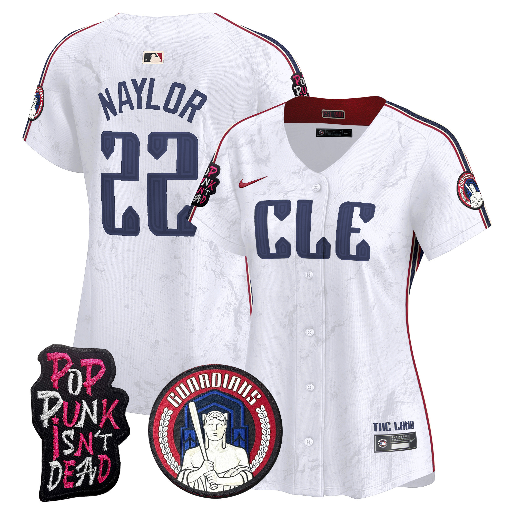 Women's Cleveland Guardians MGK Vapor Premier Limited Jersey - All Stitched
