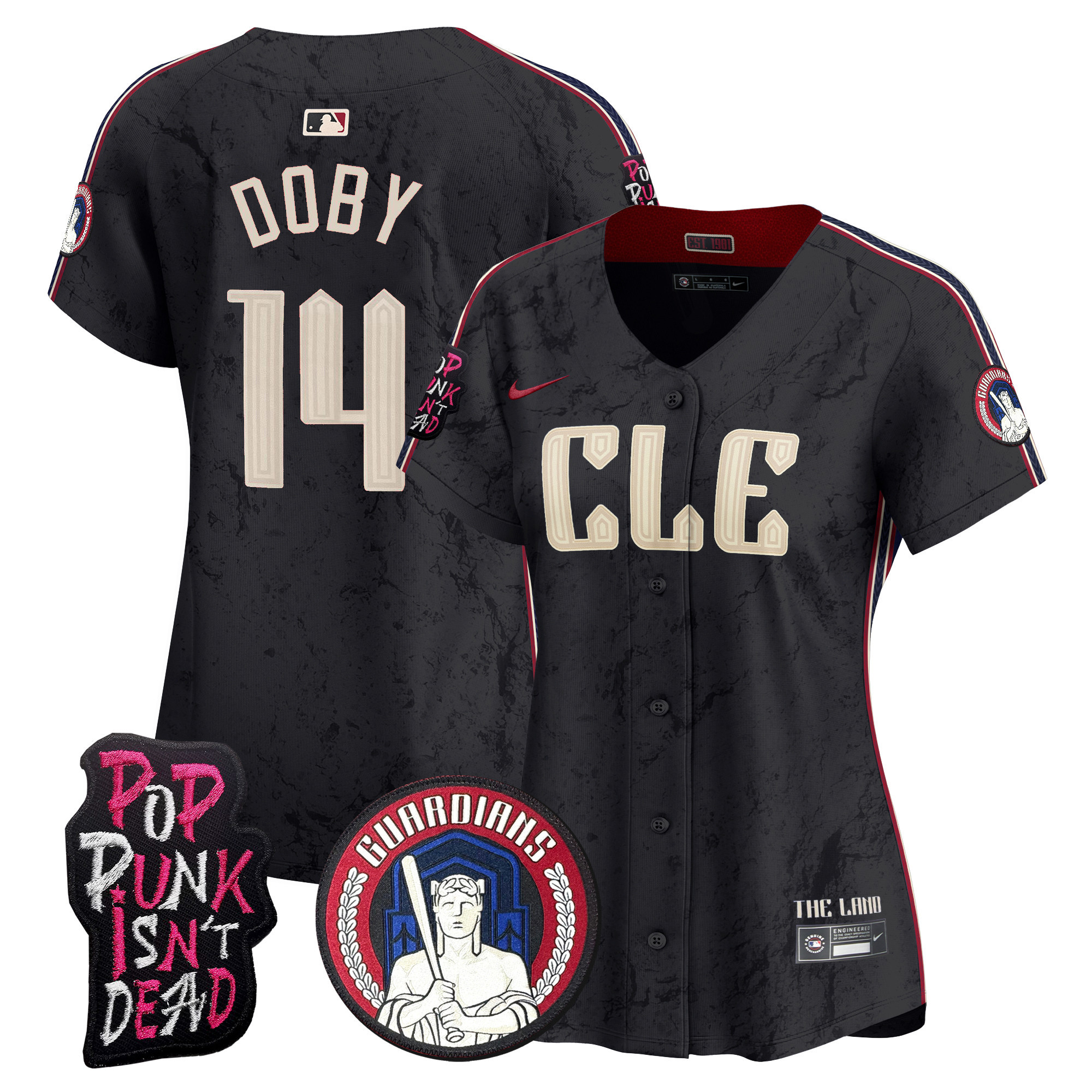 Women's Cleveland Guardians MGK Vapor Premier Limited Jersey - All Stitched
