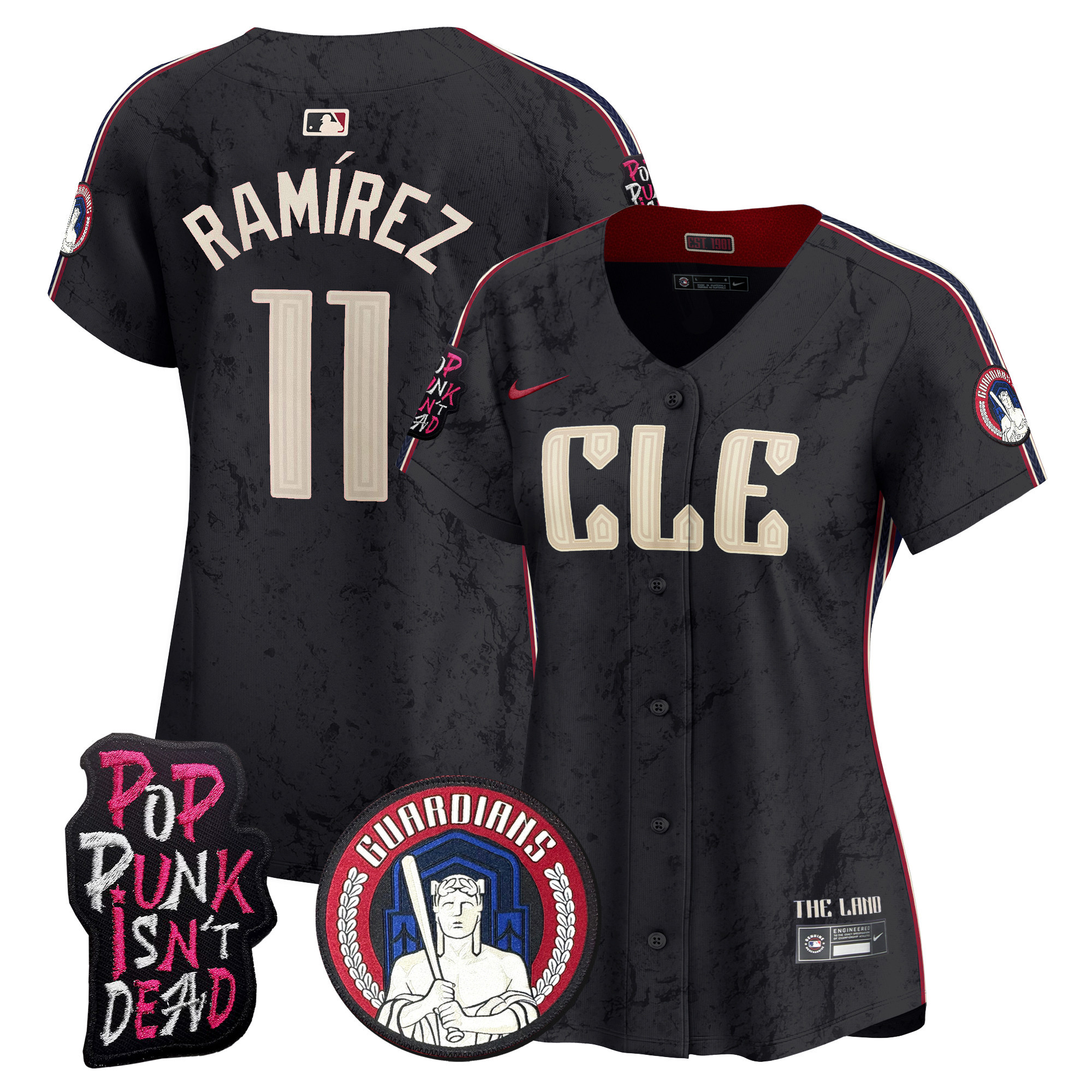 Women's Cleveland Guardians MGK Vapor Premier Limited Jersey - All Stitched