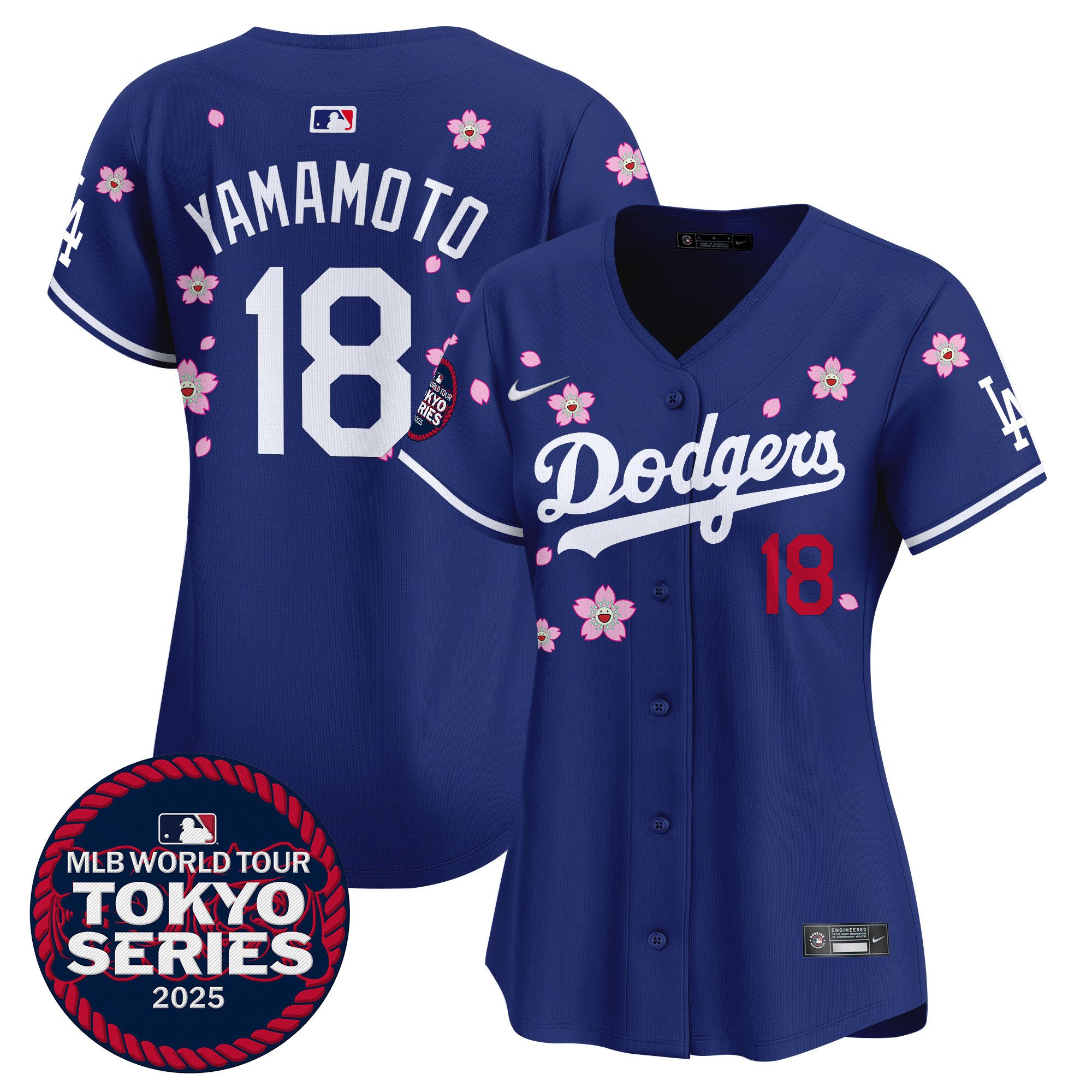 Women's Dodgers Tokyo Series 2025 Vapor Premier Limited Jersey - Stitched