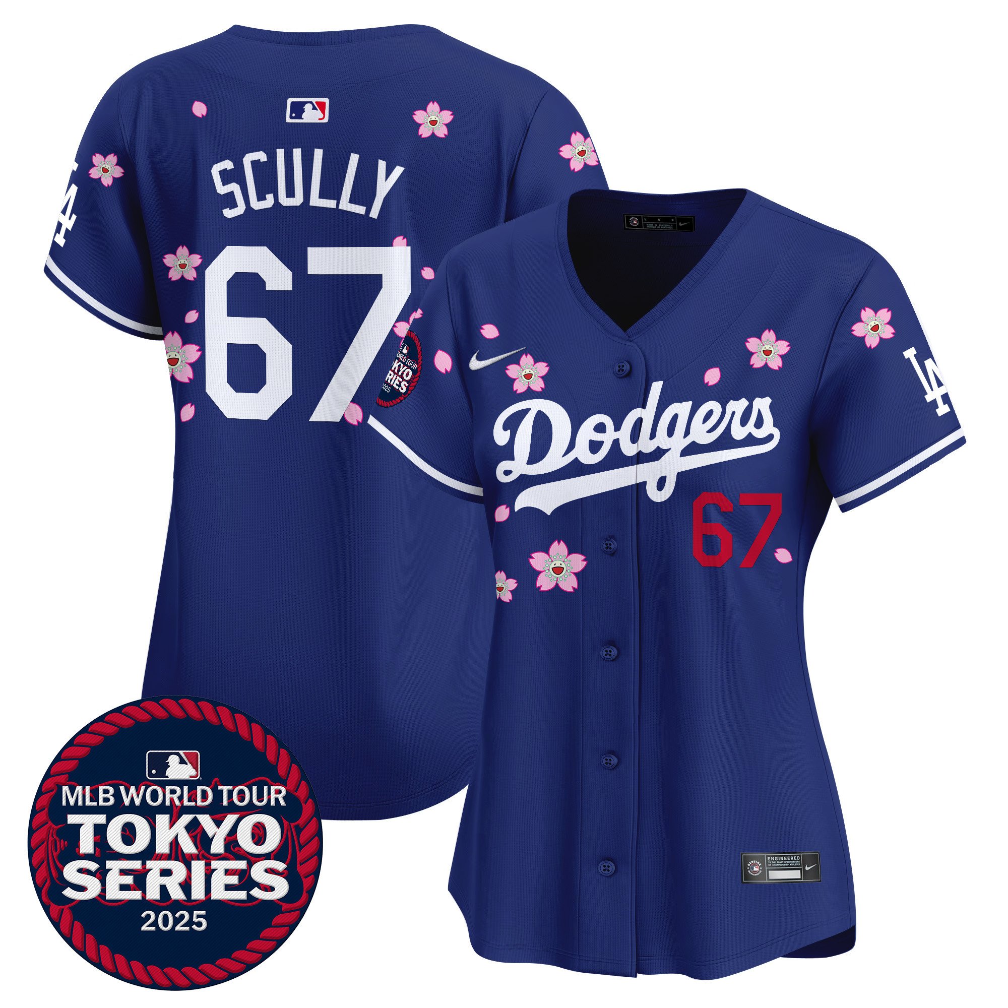 Women's Dodgers Tokyo Series 2025 Vapor Premier Limited Jersey - Stitched