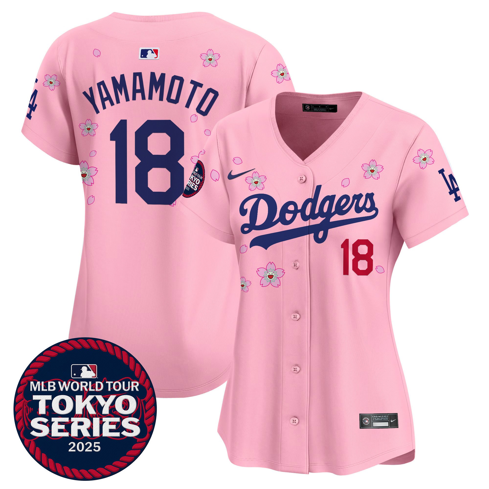 Women's Dodgers Tokyo Series 2025 Vapor Premier Limited Jersey - Stitched