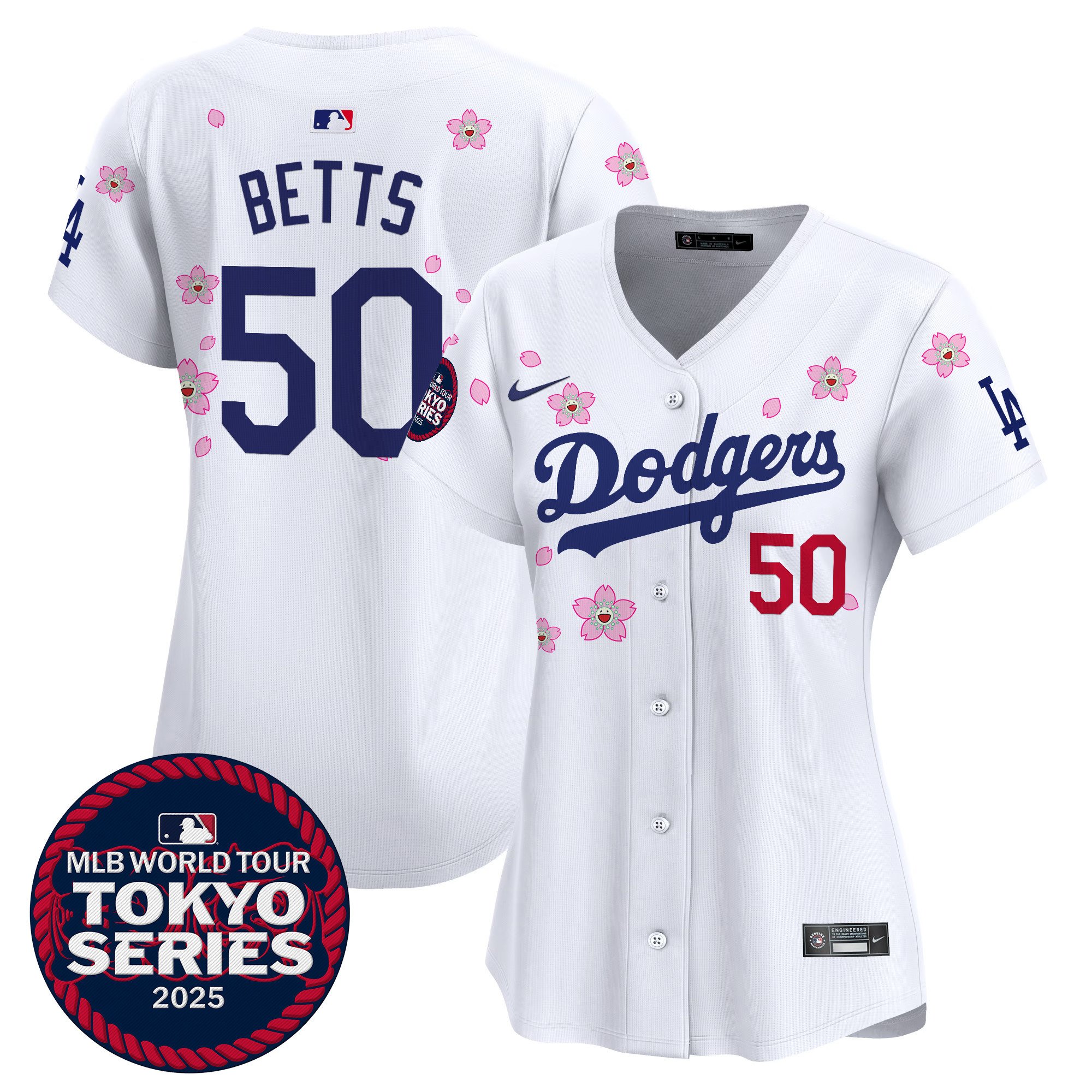 Women's Dodgers Tokyo Series 2025 Vapor Premier Limited Jersey - Stitched