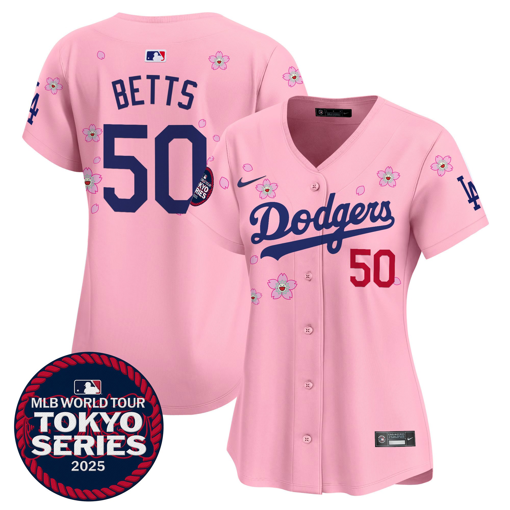 Women's Dodgers Tokyo Series 2025 Vapor Premier Limited Jersey - Stitched