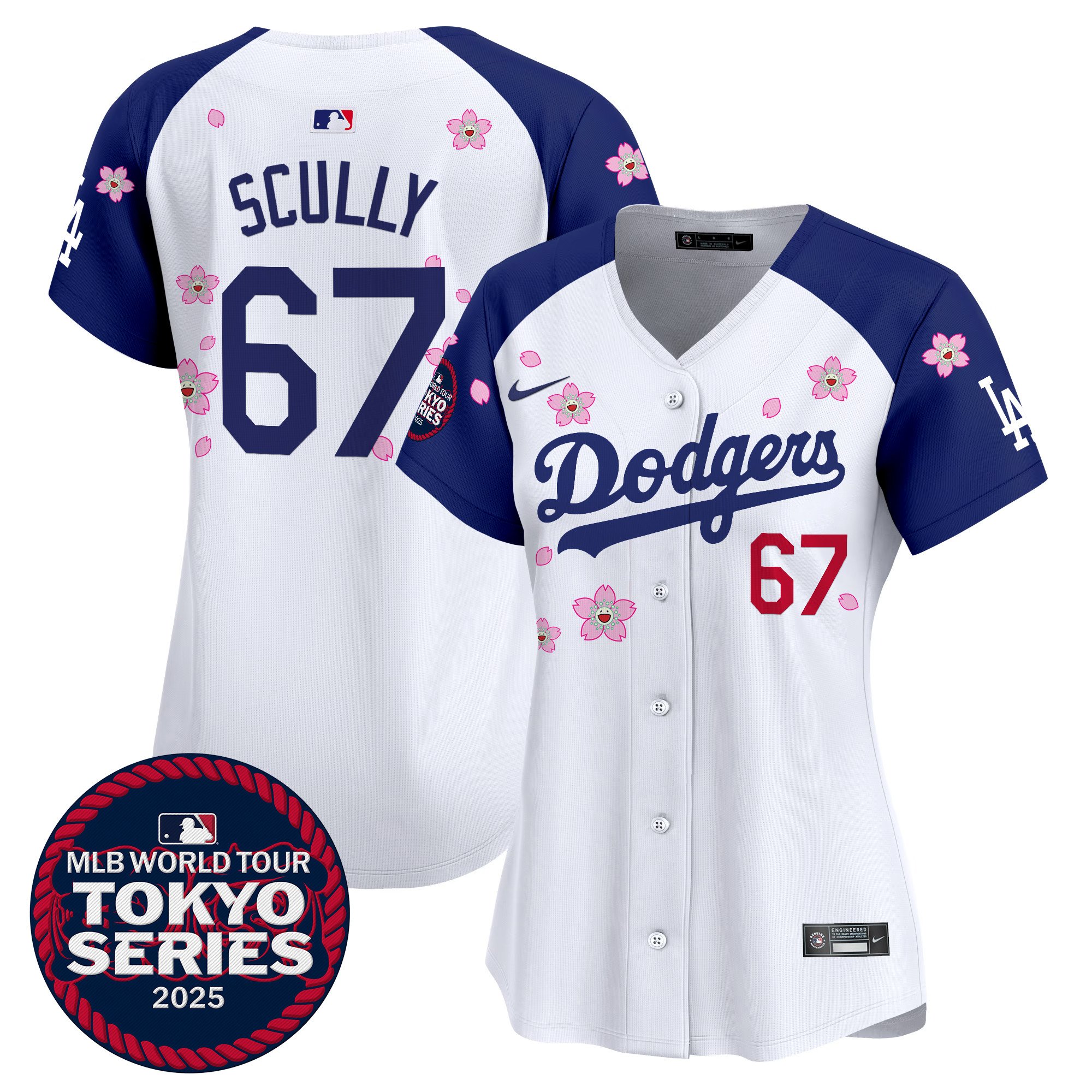 Women's Dodgers Tokyo Series 2025 Vapor Premier Limited Jersey - Stitched