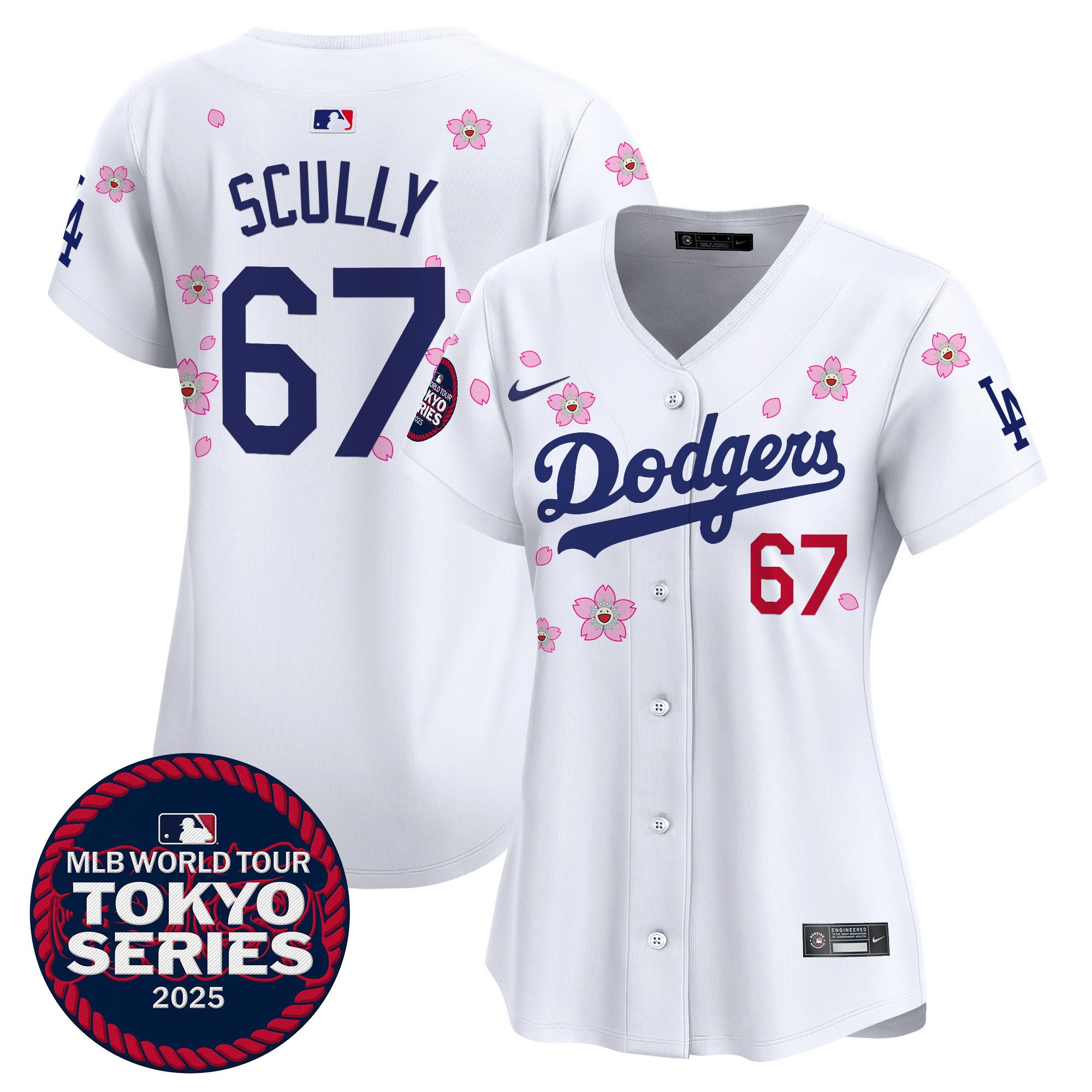 Women's Dodgers Tokyo Series 2025 Vapor Premier Limited Jersey - Stitched