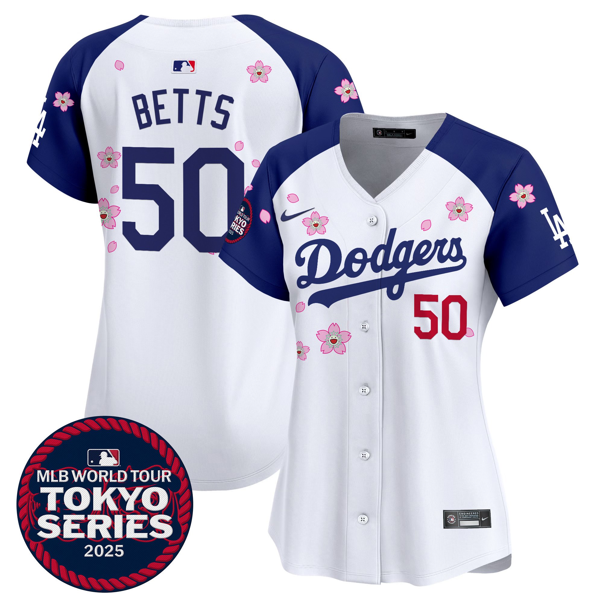 Women's Dodgers Tokyo Series 2025 Vapor Premier Limited Jersey - Stitched