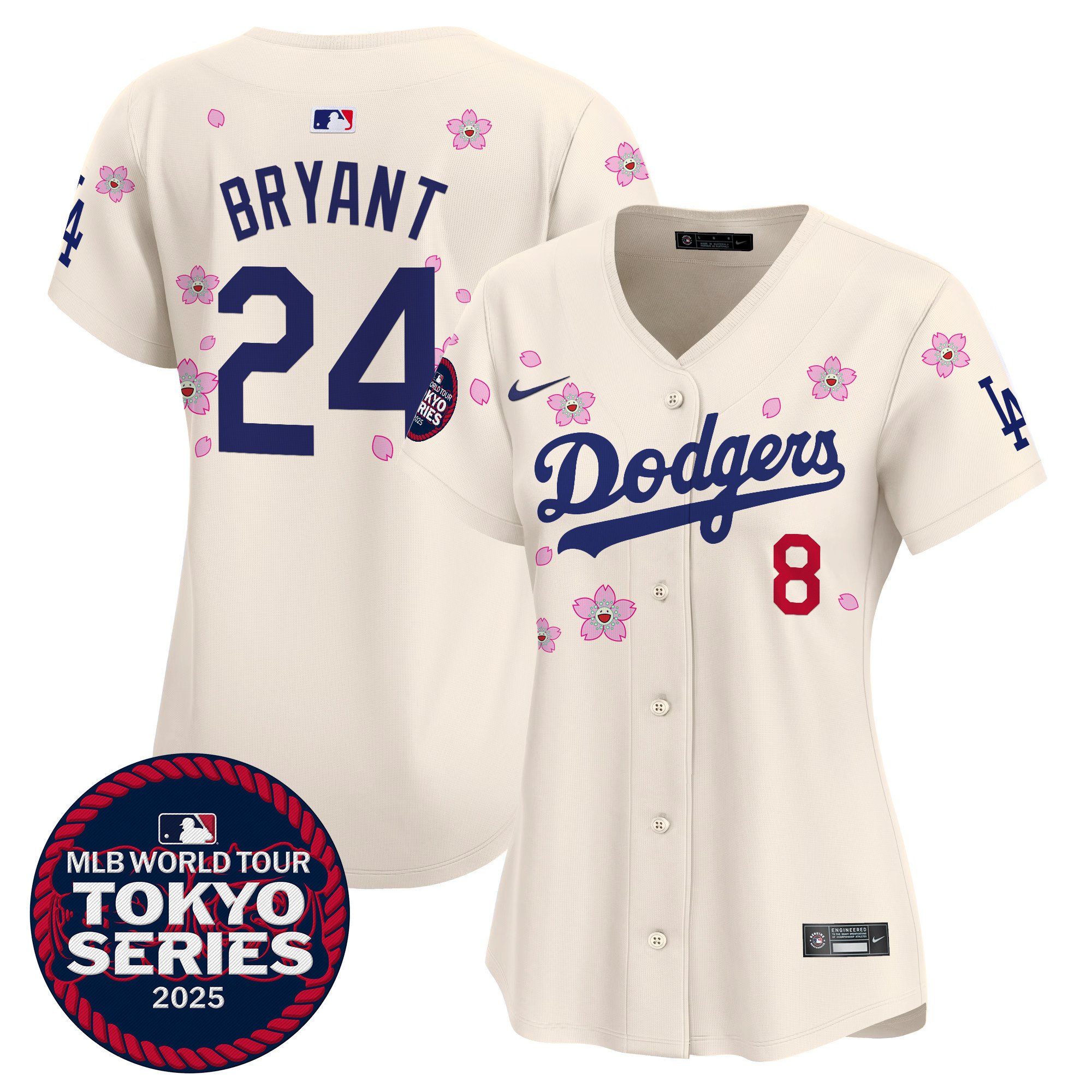 Women's Dodgers Tokyo Series 2025 Vapor Premier Limited Jersey - Stitched