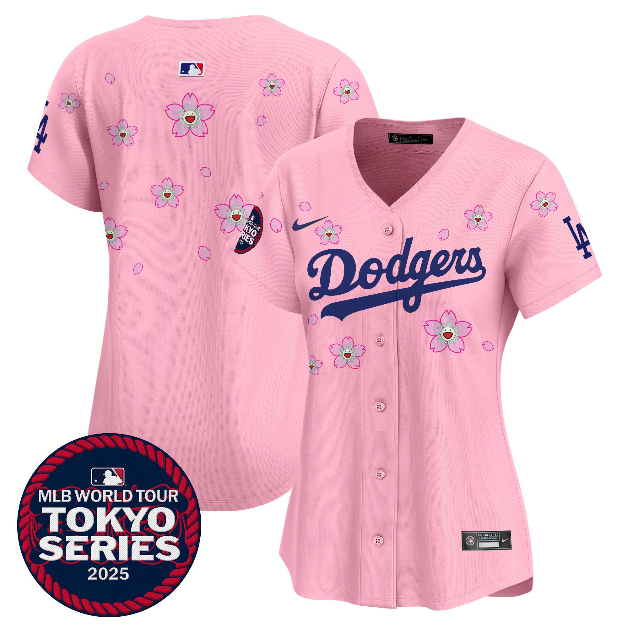 Women's Dodgers Tokyo Series 2025 Vapor Premier Limited Jersey - Stitched