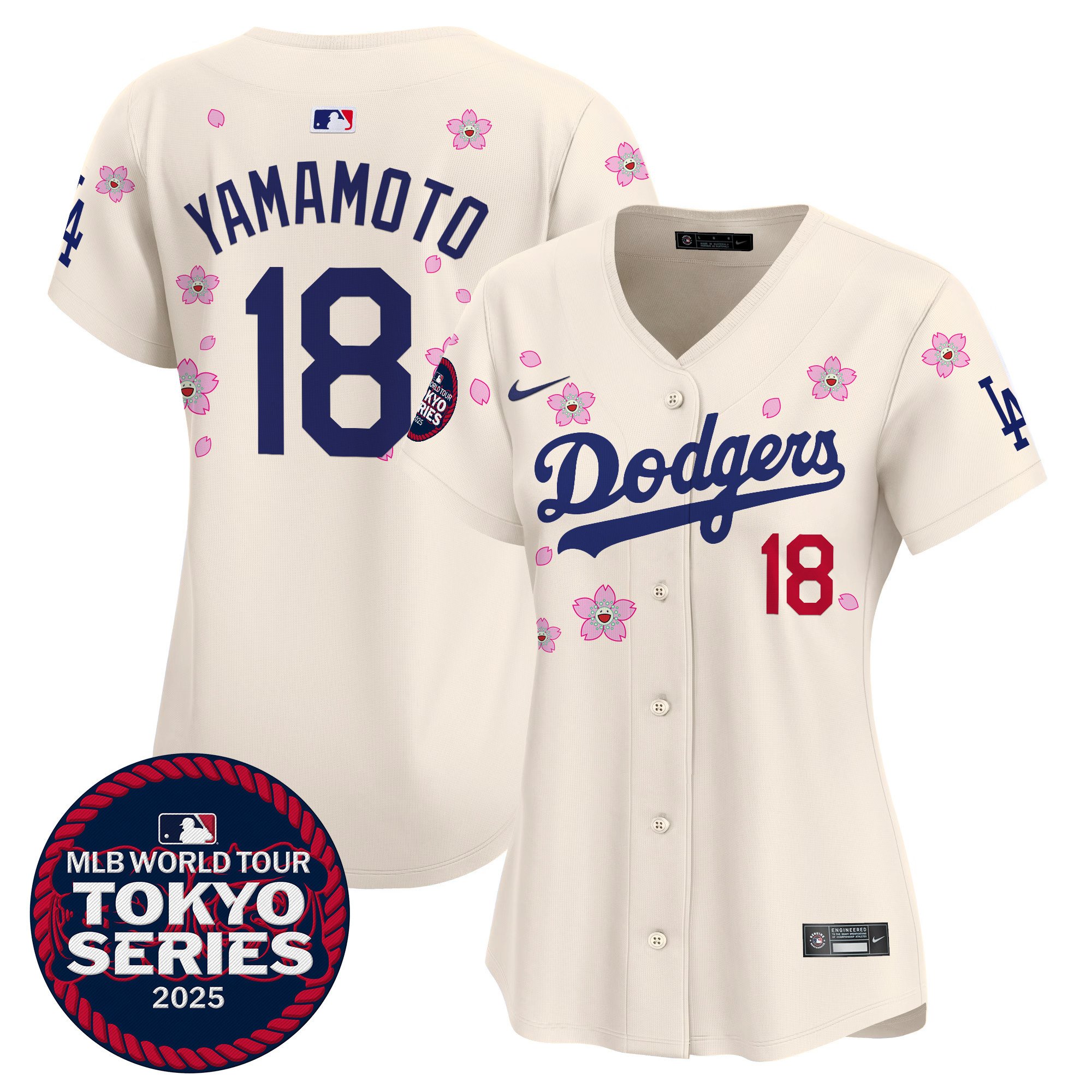 Women's Dodgers Tokyo Series 2025 Vapor Premier Limited Jersey - Stitched