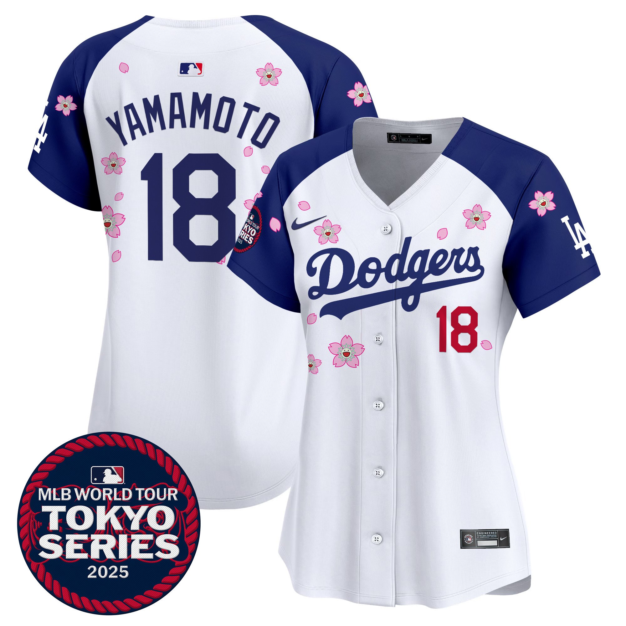 Women's Dodgers Tokyo Series 2025 Vapor Premier Limited Jersey - Stitched