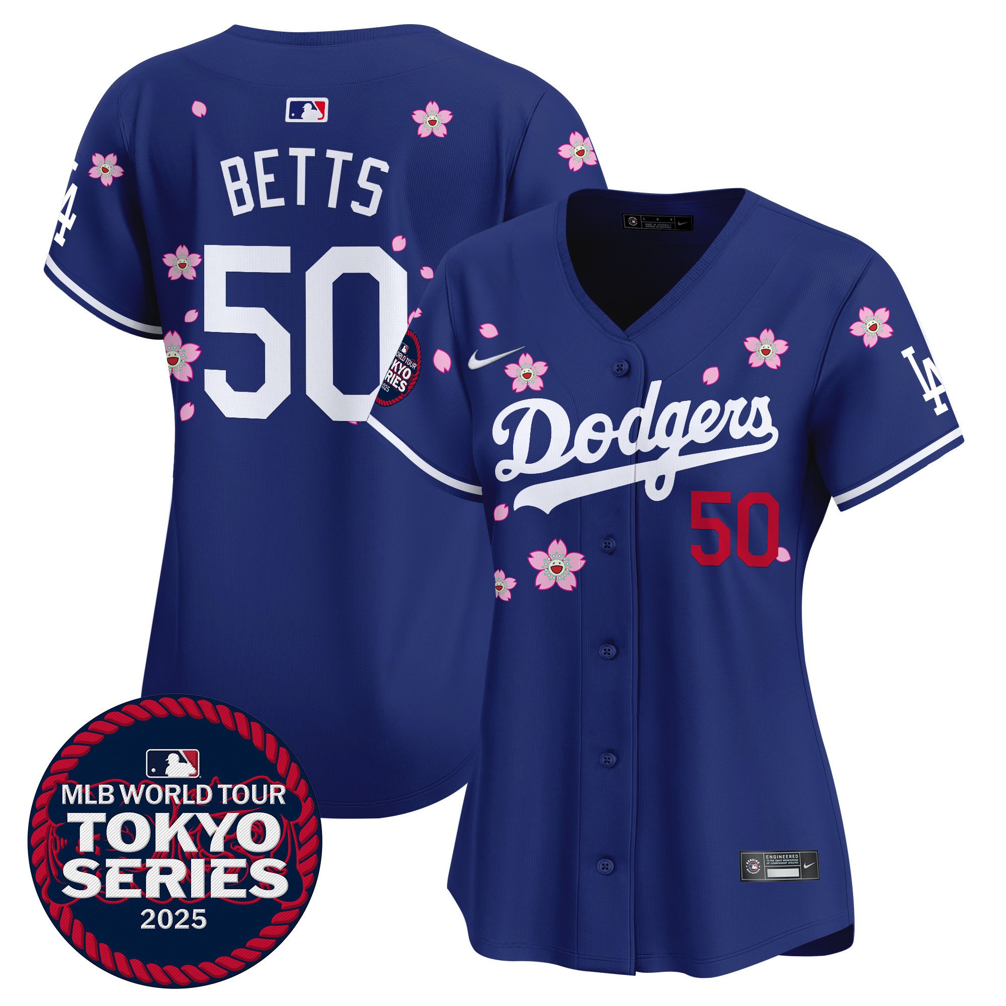 Women's Dodgers Tokyo Series 2025 Vapor Premier Limited Jersey - Stitched