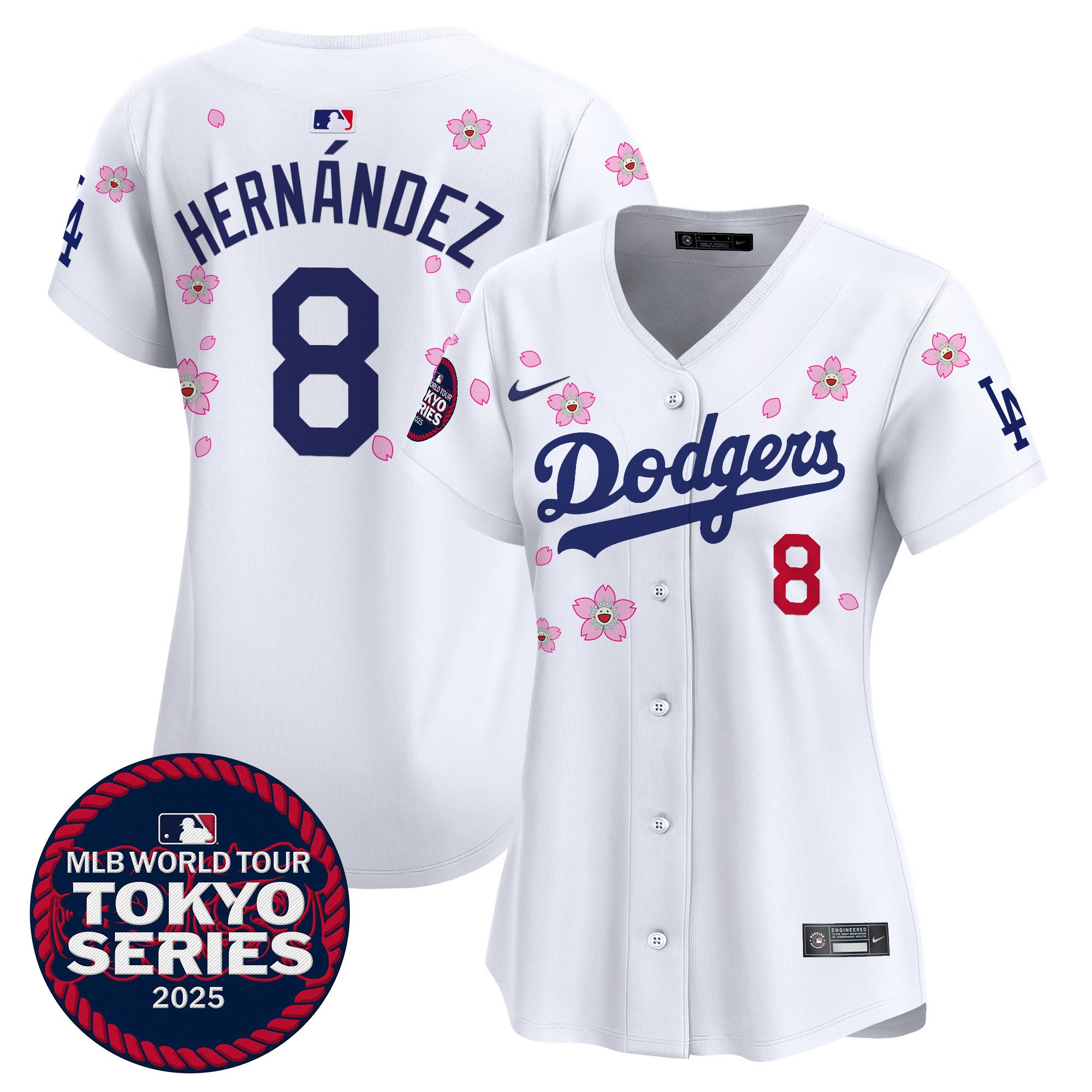 Women's Dodgers Tokyo Series 2025 Vapor Premier Limited Jersey - Stitched