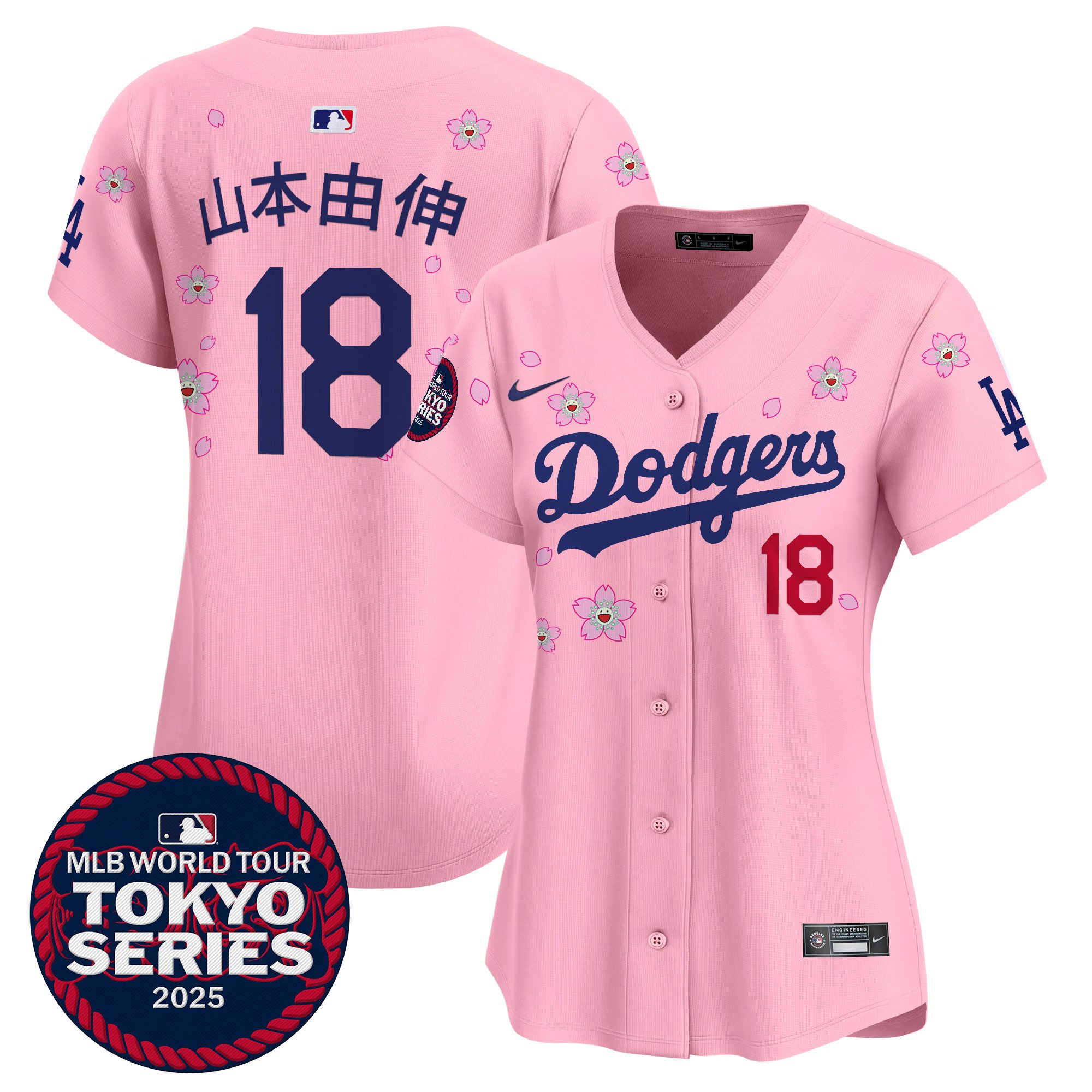 Women's Dodgers Tokyo Series 2025 Vapor Premier Limited Jersey - Stitched