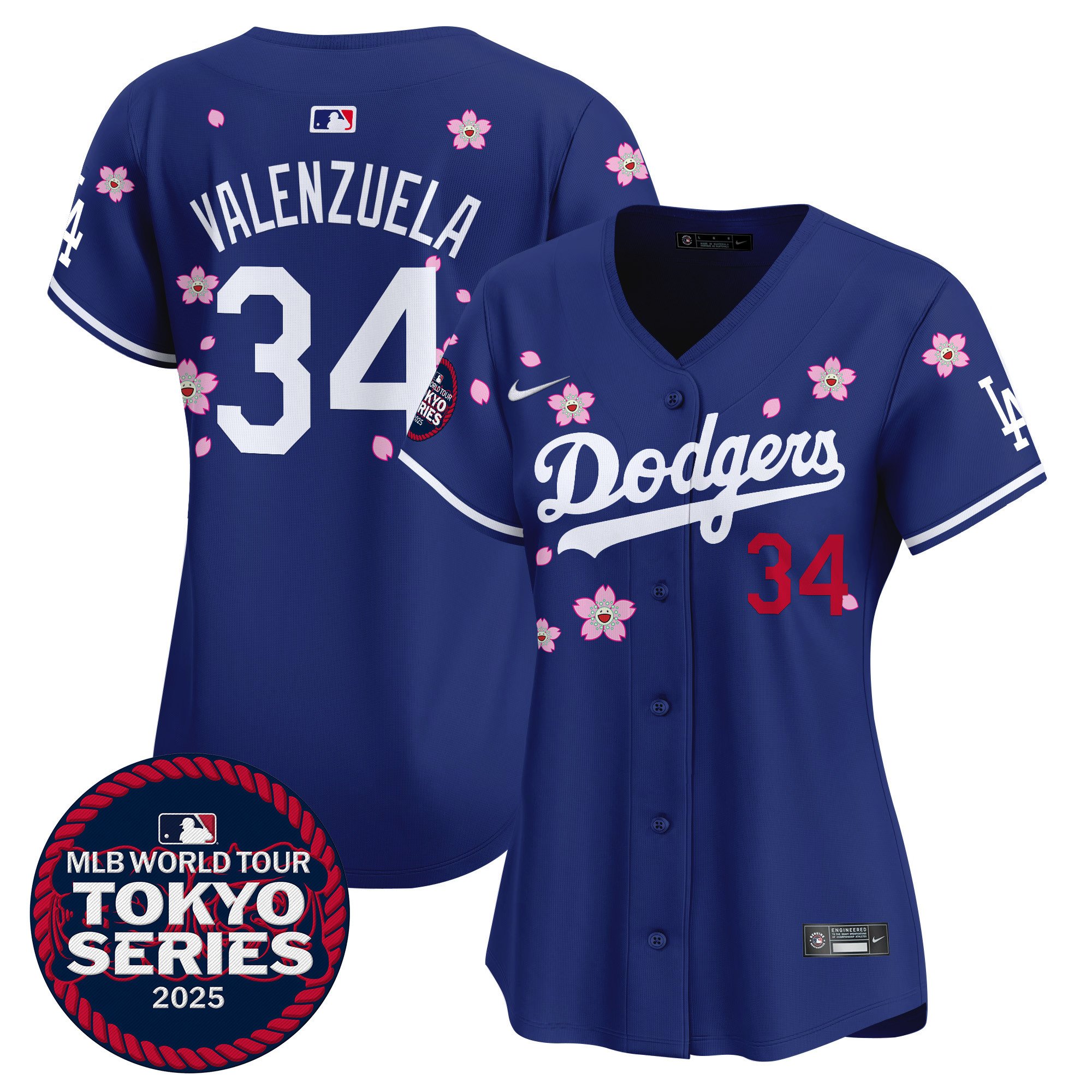 Women's Dodgers Tokyo Series 2025 Vapor Premier Limited Jersey - Stitched