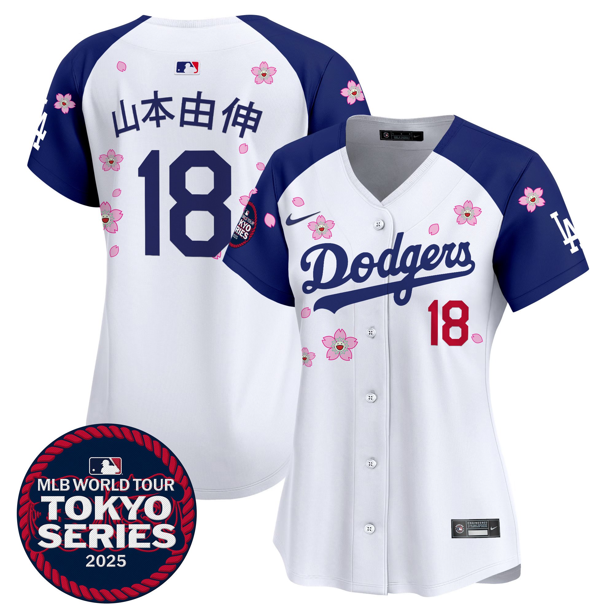 Women's Dodgers Tokyo Series 2025 Vapor Premier Limited Jersey - Stitched