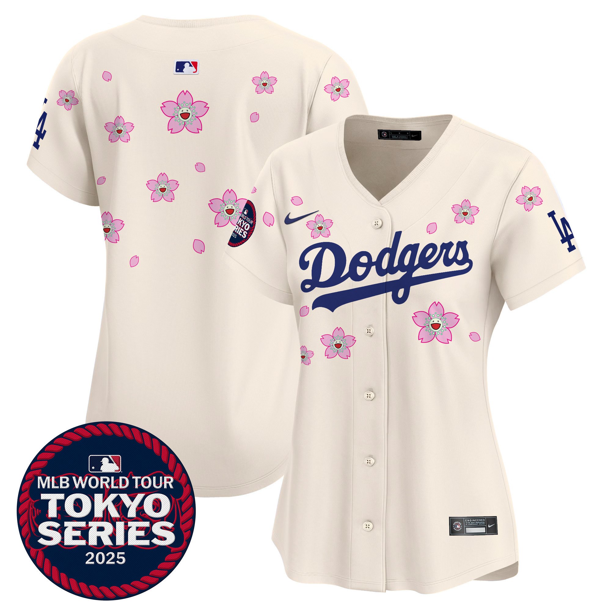Women's Dodgers Tokyo Series 2025 Vapor Premier Limited Jersey - Stitched