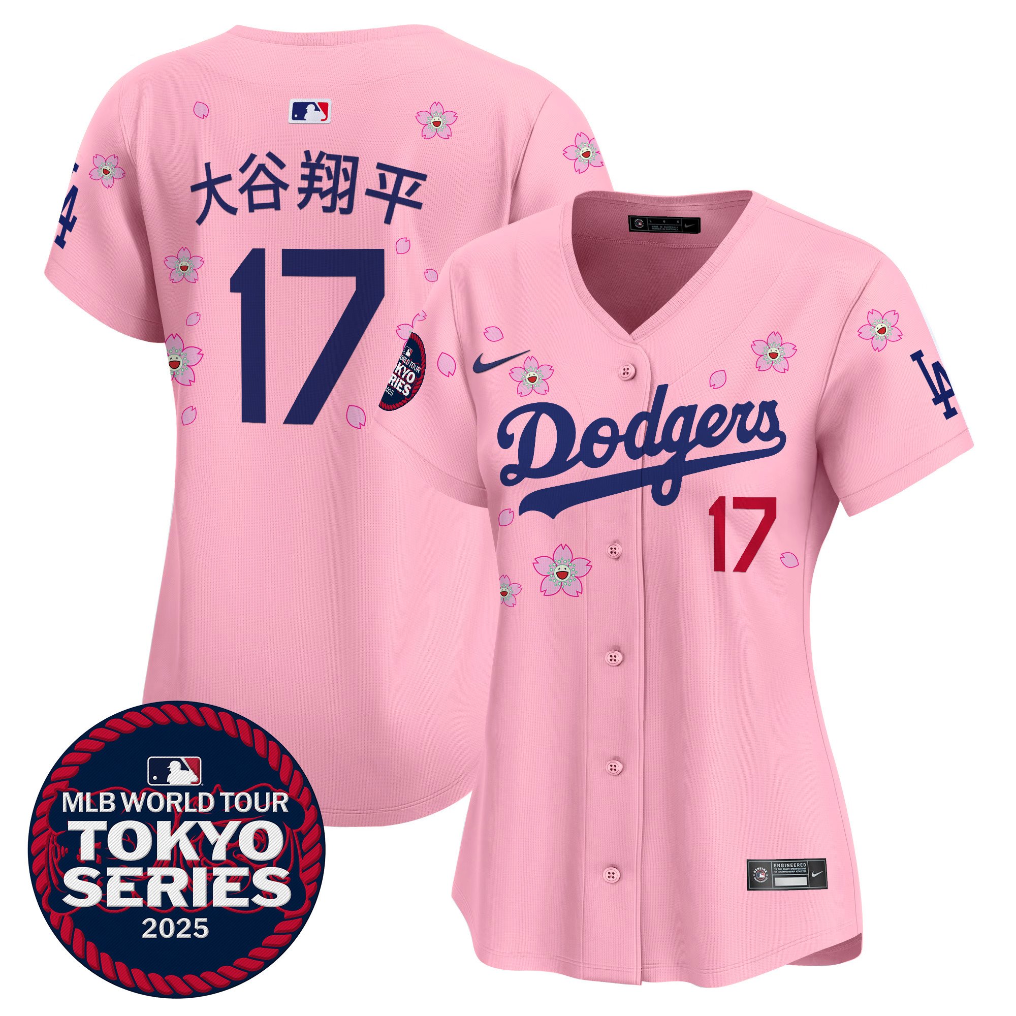 Women's Dodgers Tokyo Series 2025 Vapor Premier Limited Jersey - Stitched