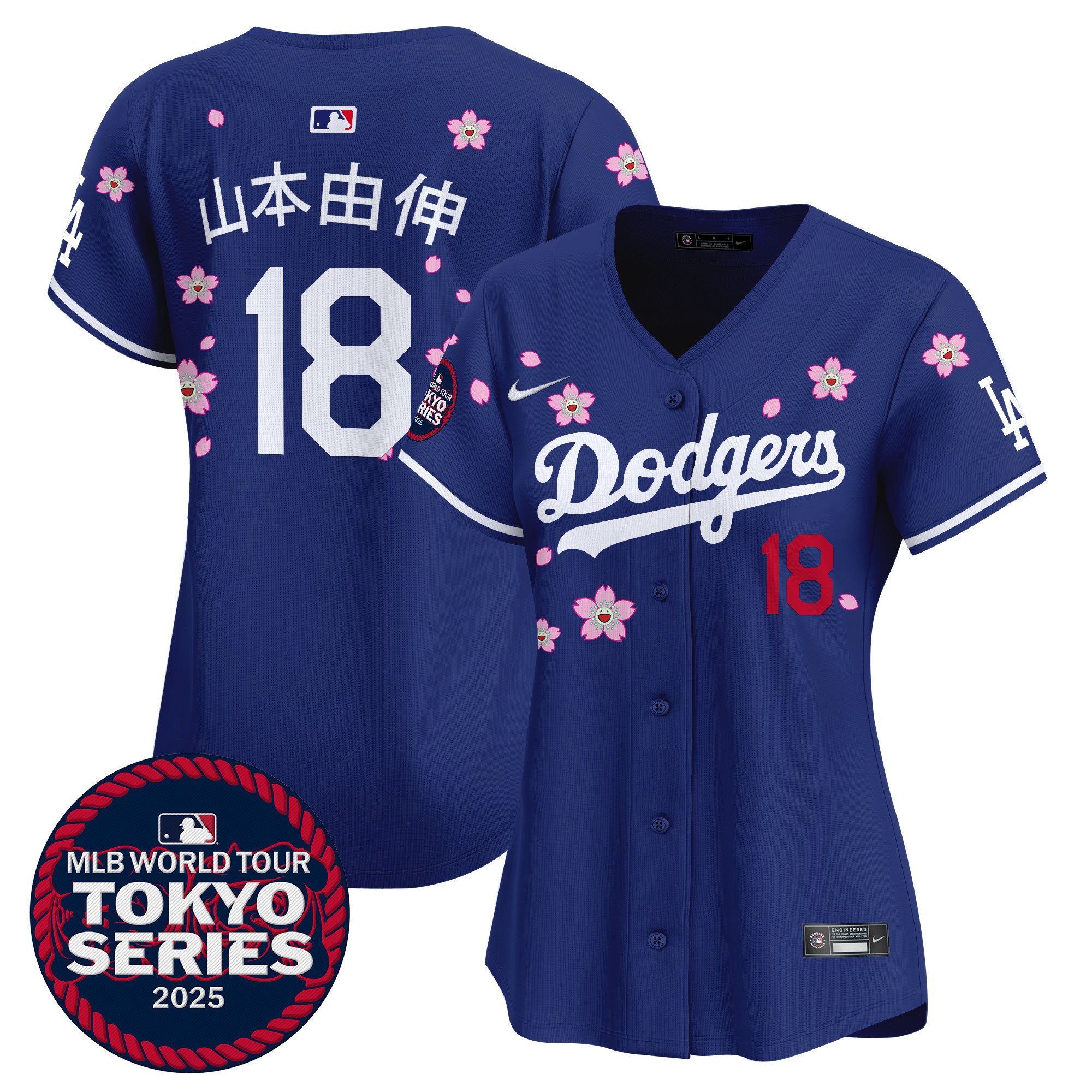 Women's Dodgers Tokyo Series 2025 Vapor Premier Limited Jersey - Stitched