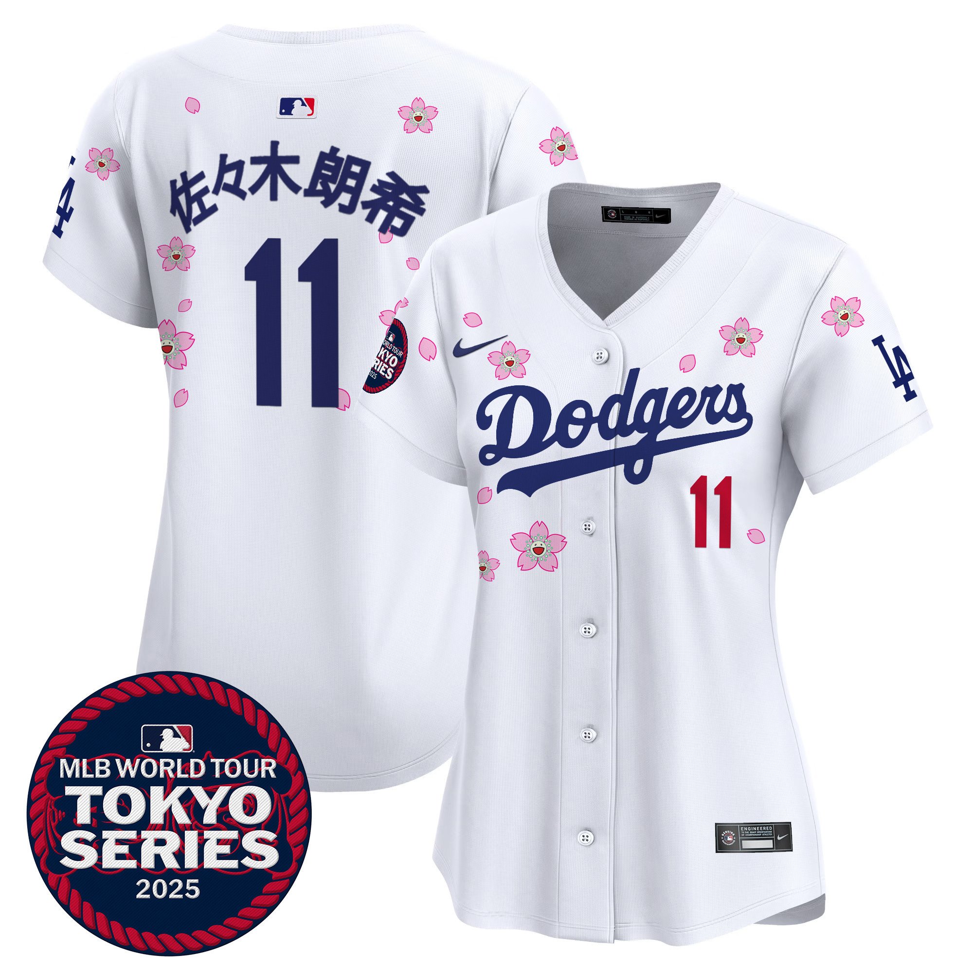 Women's Dodgers Tokyo Series 2025 Vapor Premier Limited Jersey - Stitched