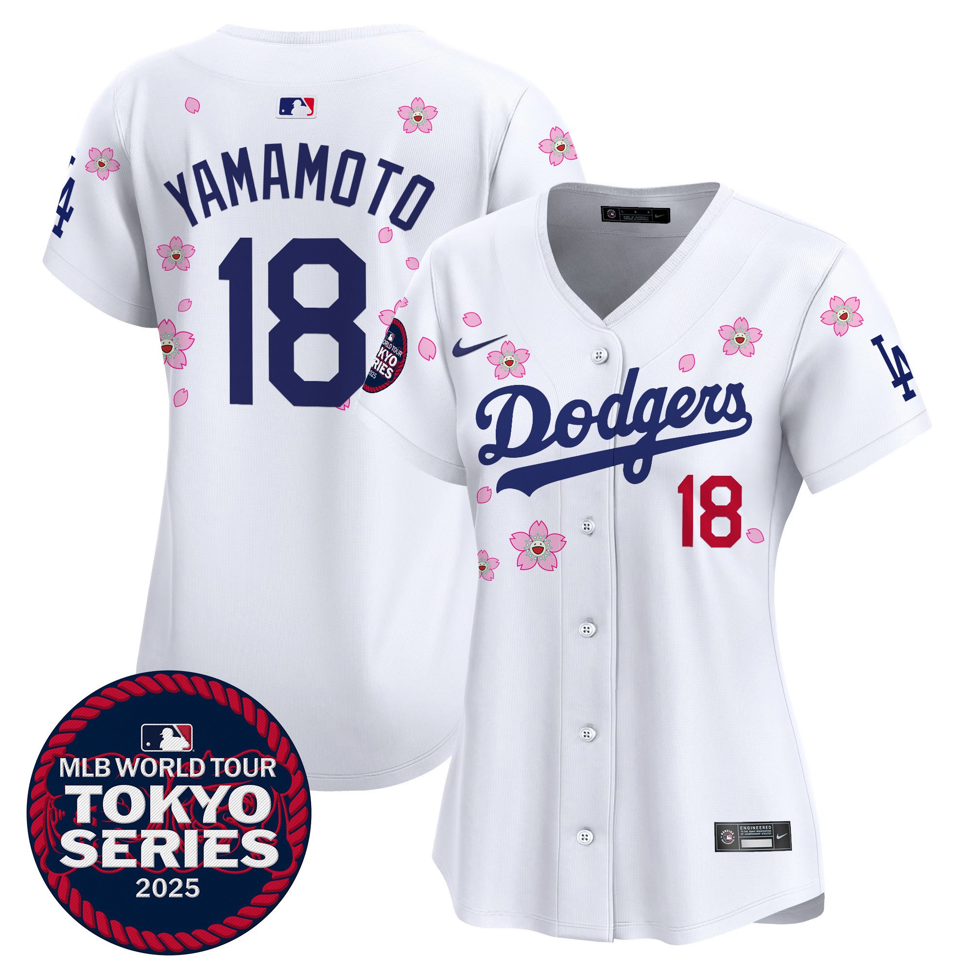 Women's Dodgers Tokyo Series 2025 Vapor Premier Limited Jersey - Stitched