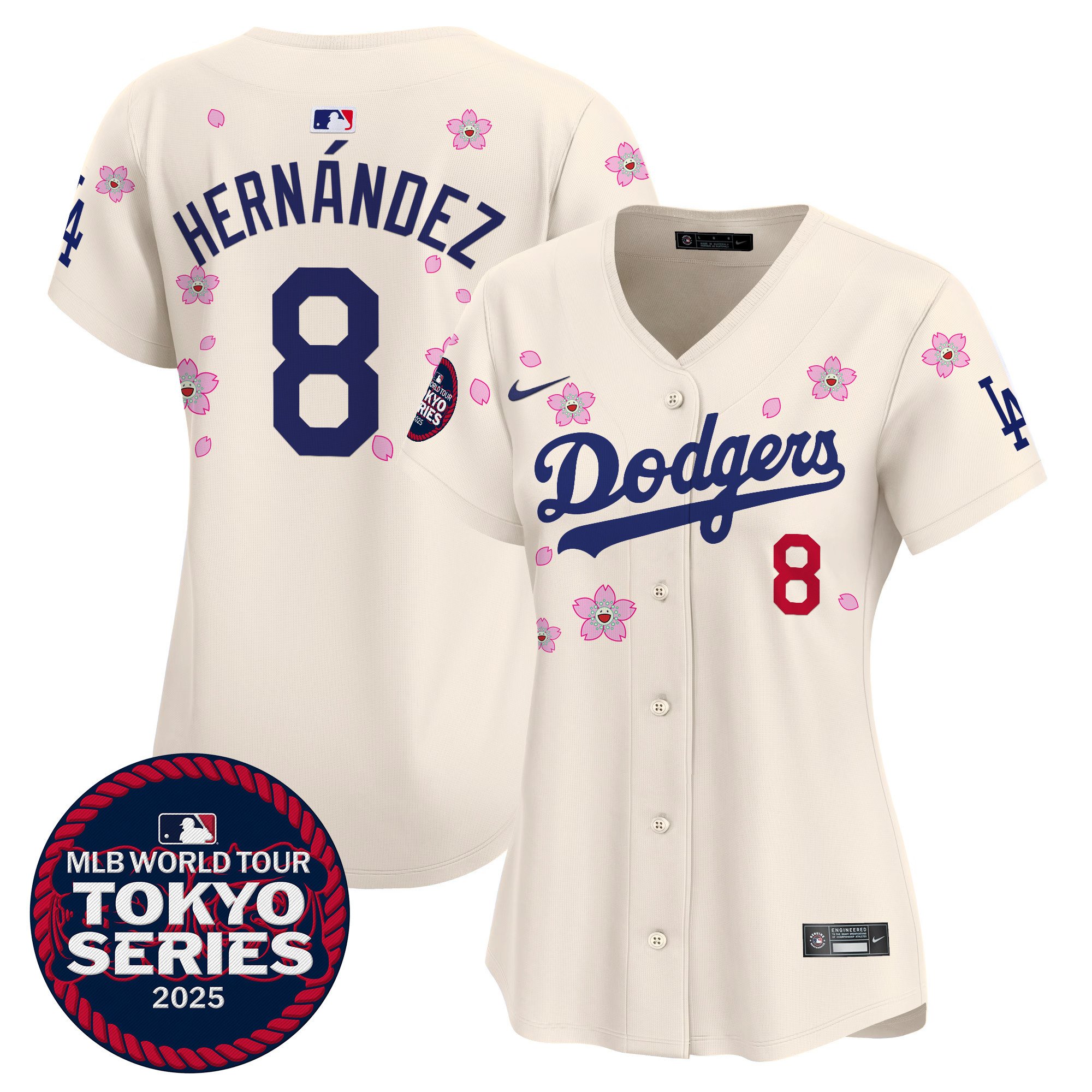 Women's Dodgers Tokyo Series 2025 Vapor Premier Limited Jersey - Stitched