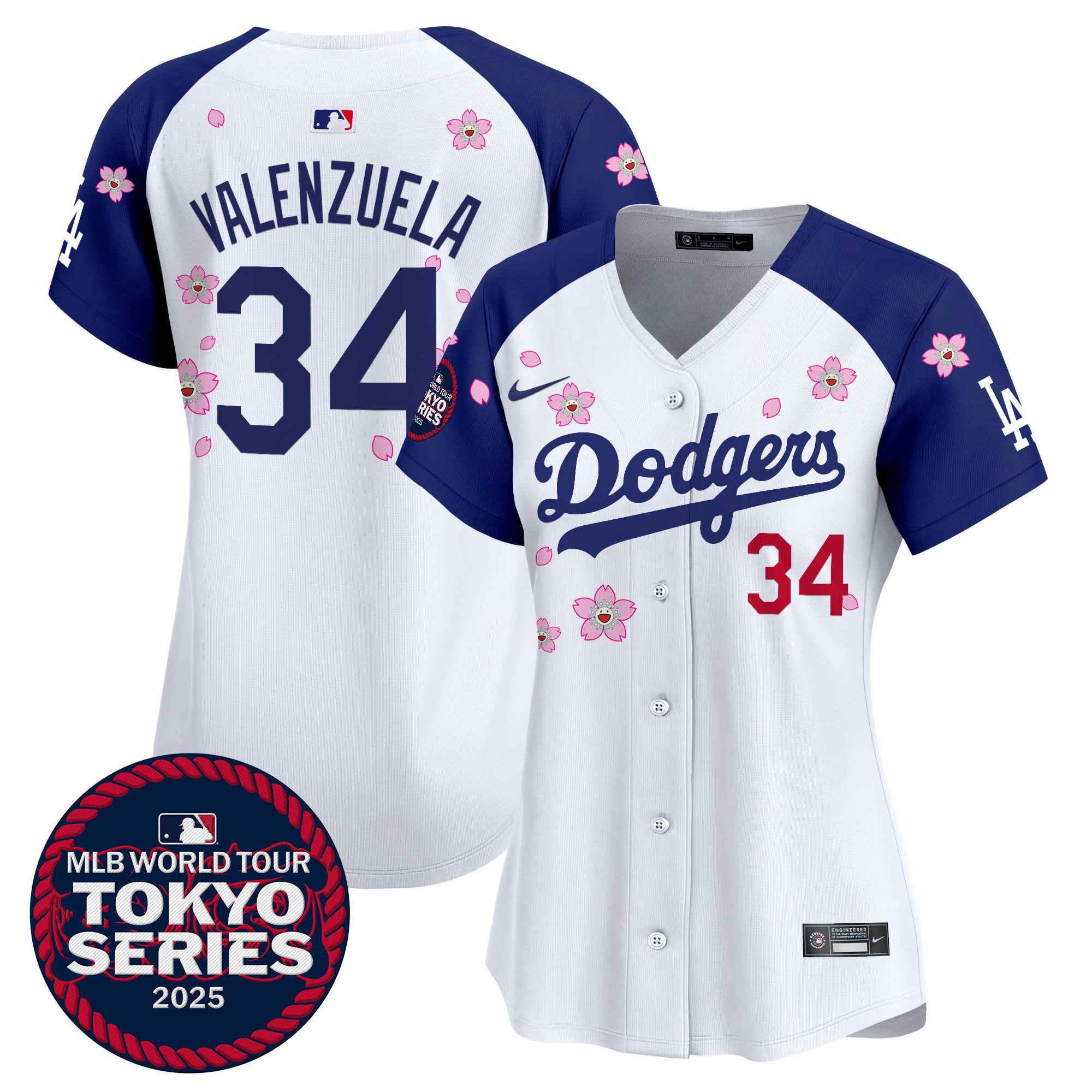 Women's Dodgers Tokyo Series 2025 Vapor Premier Limited Jersey - Stitched