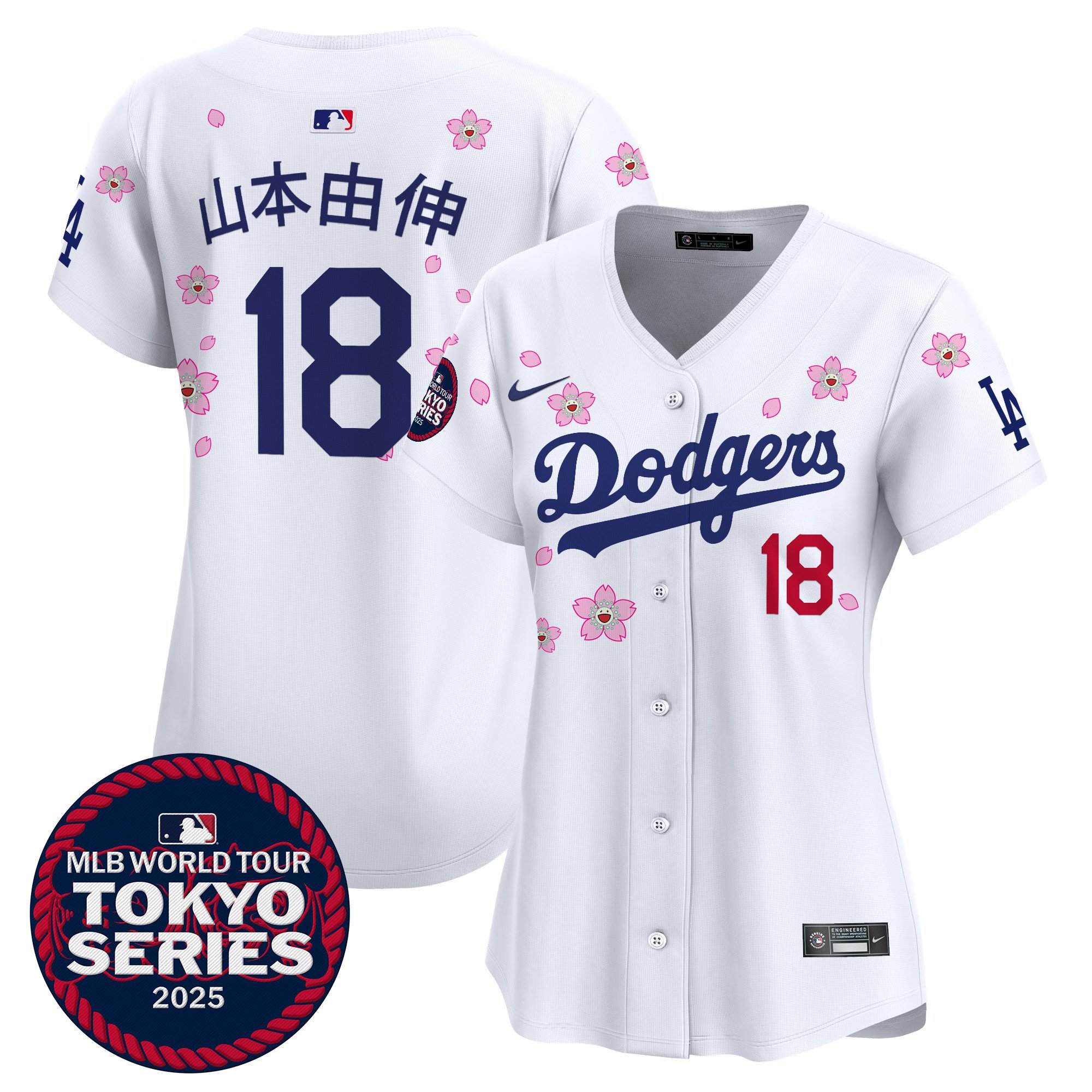 Women's Dodgers Tokyo Series 2025 Vapor Premier Limited Jersey - Stitched