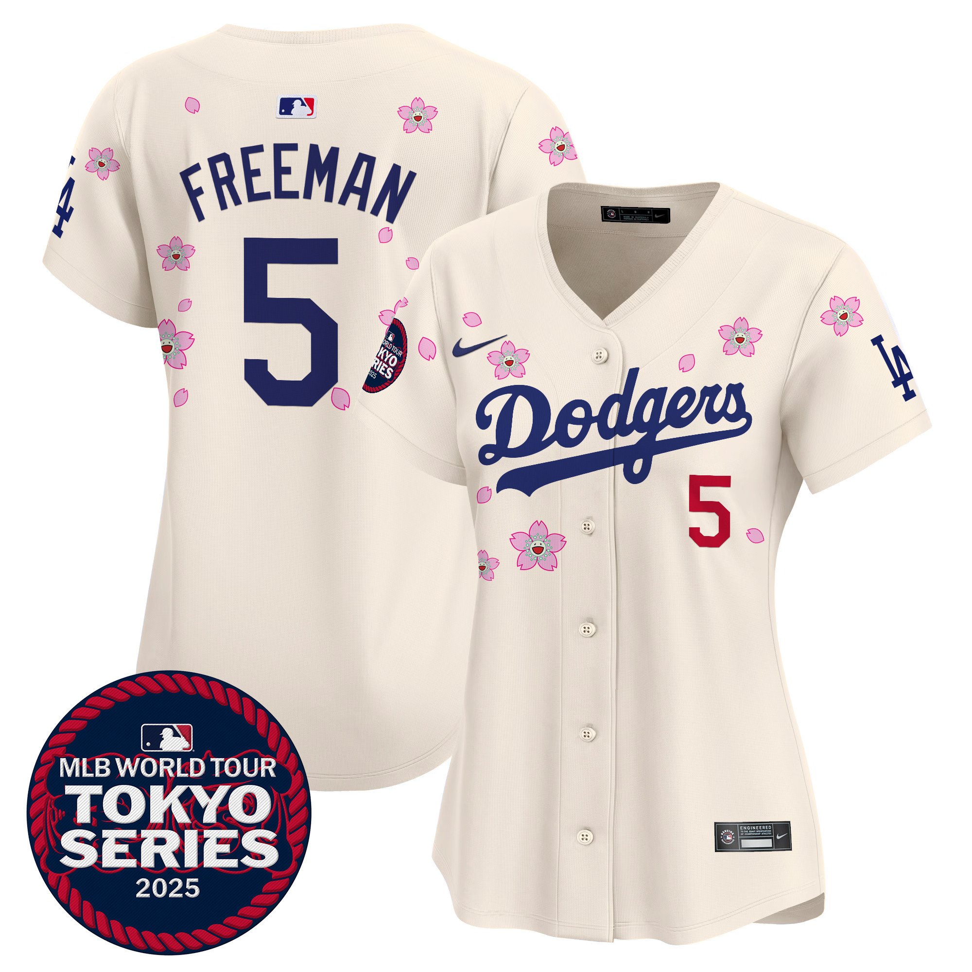 Women's Dodgers Tokyo Series 2025 Vapor Premier Limited Jersey - Stitched