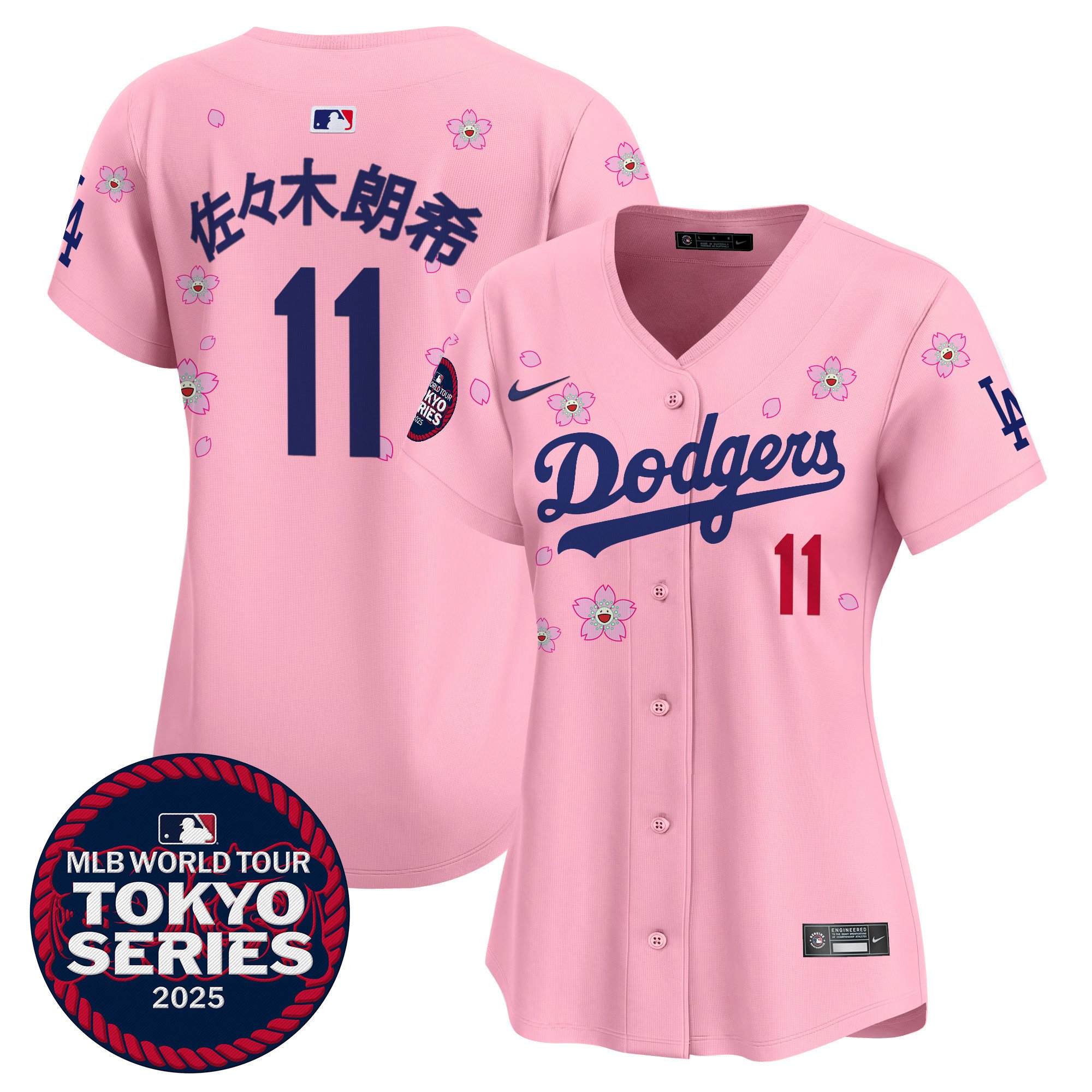 Women's Dodgers Tokyo Series 2025 Vapor Premier Limited Jersey - Stitched