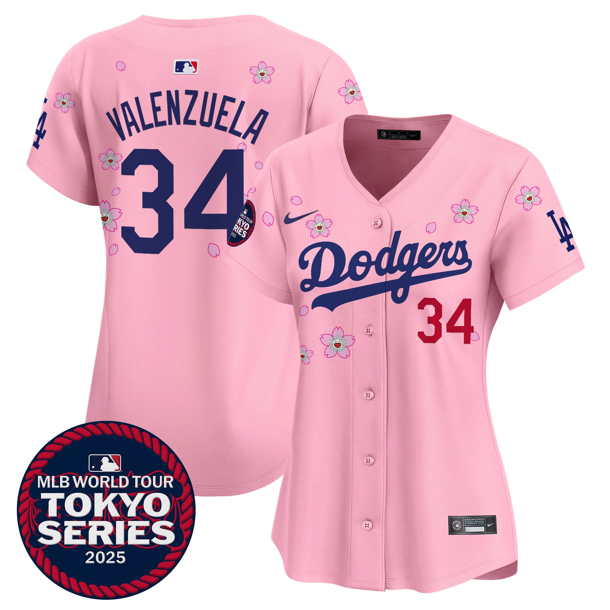 Women's Dodgers Tokyo Series 2025 Vapor Premier Limited Jersey - Stitched