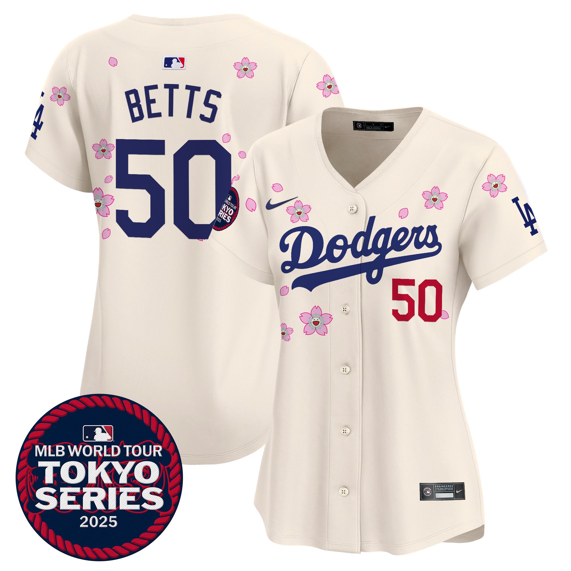 Women's Dodgers Tokyo Series 2025 Vapor Premier Limited Jersey - Stitched