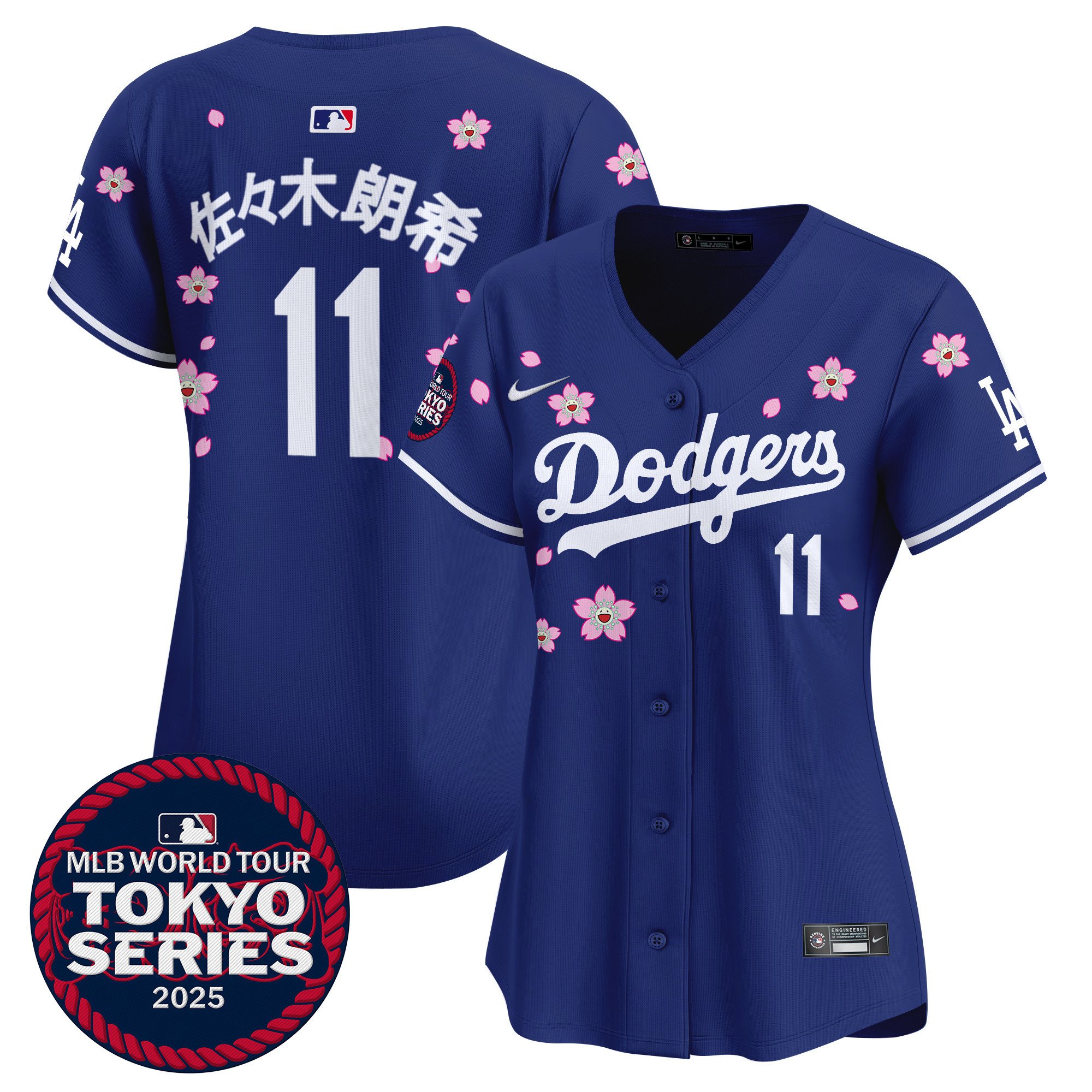 Women's Dodgers Tokyo Series 2025 Vapor Premier Limited Jersey - Stitched