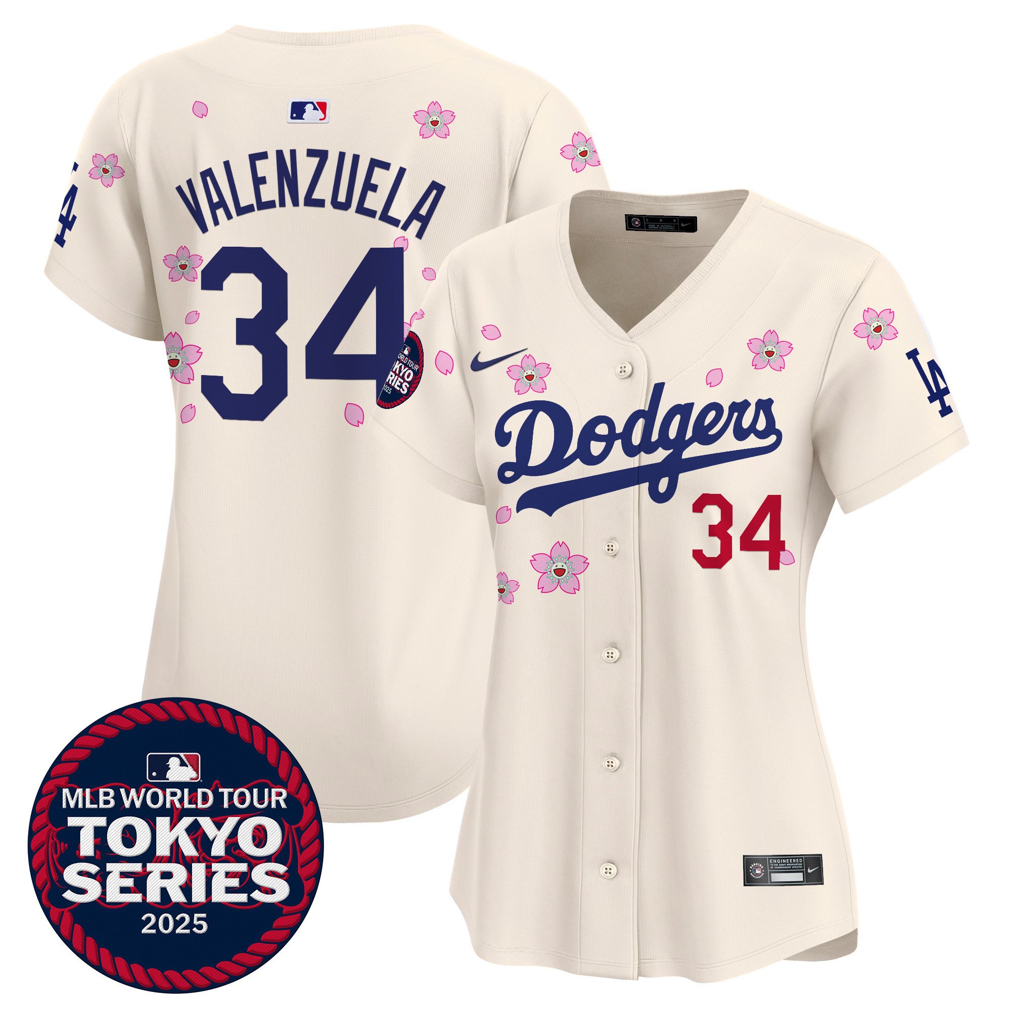Women's Dodgers Tokyo Series 2025 Vapor Premier Limited Jersey - Stitched