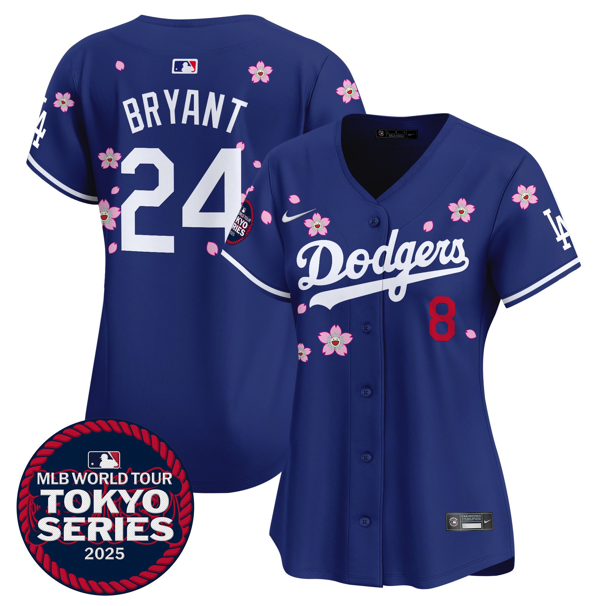 Women's Dodgers Tokyo Series 2025 Vapor Premier Limited Jersey - Stitched