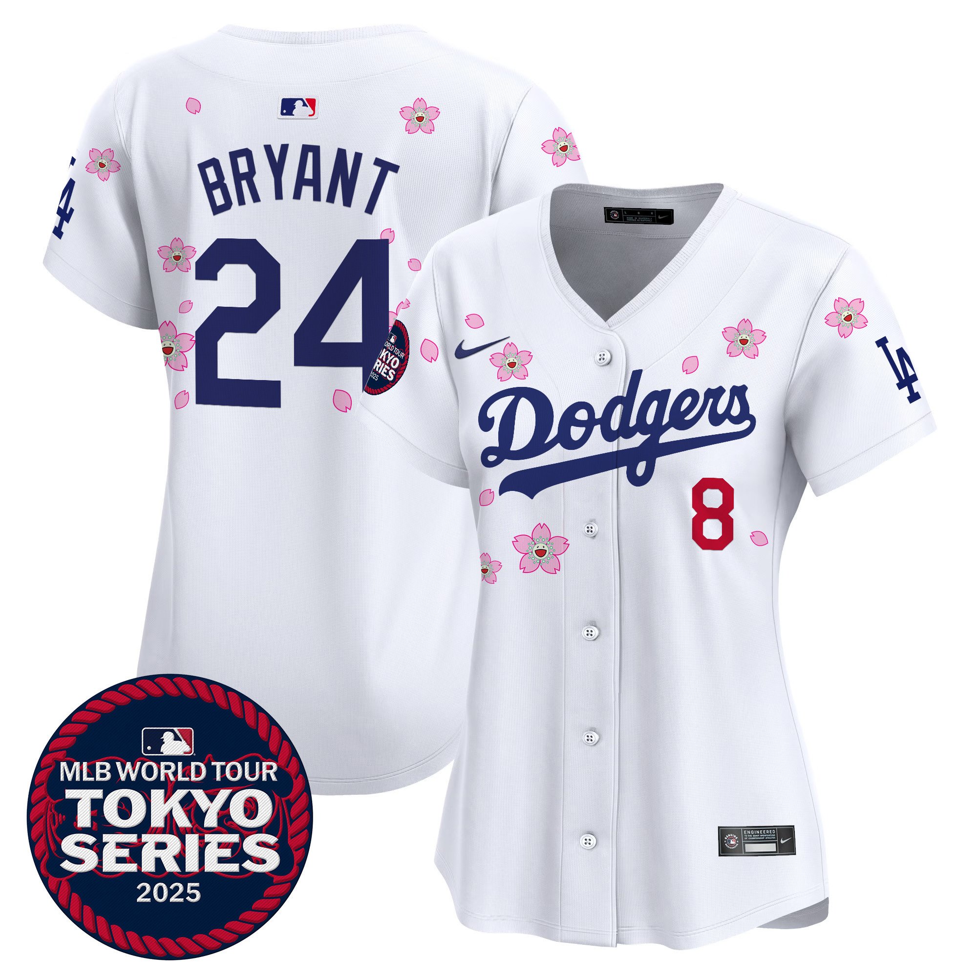 Women's Dodgers Tokyo Series 2025 Vapor Premier Limited Jersey - Stitched