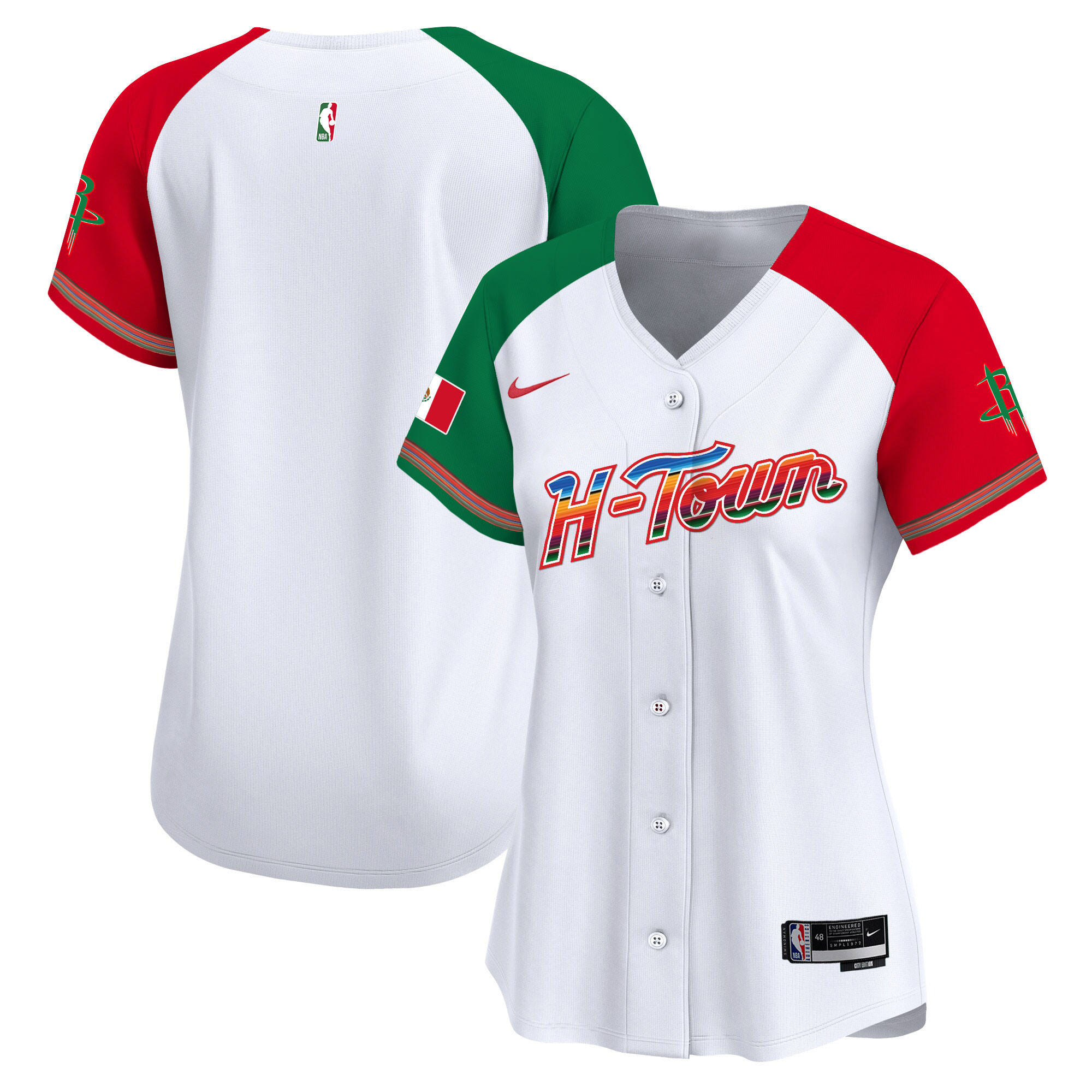 Women's Houston Rockets Mexico Vapor Baseball Jersey - All Stitched