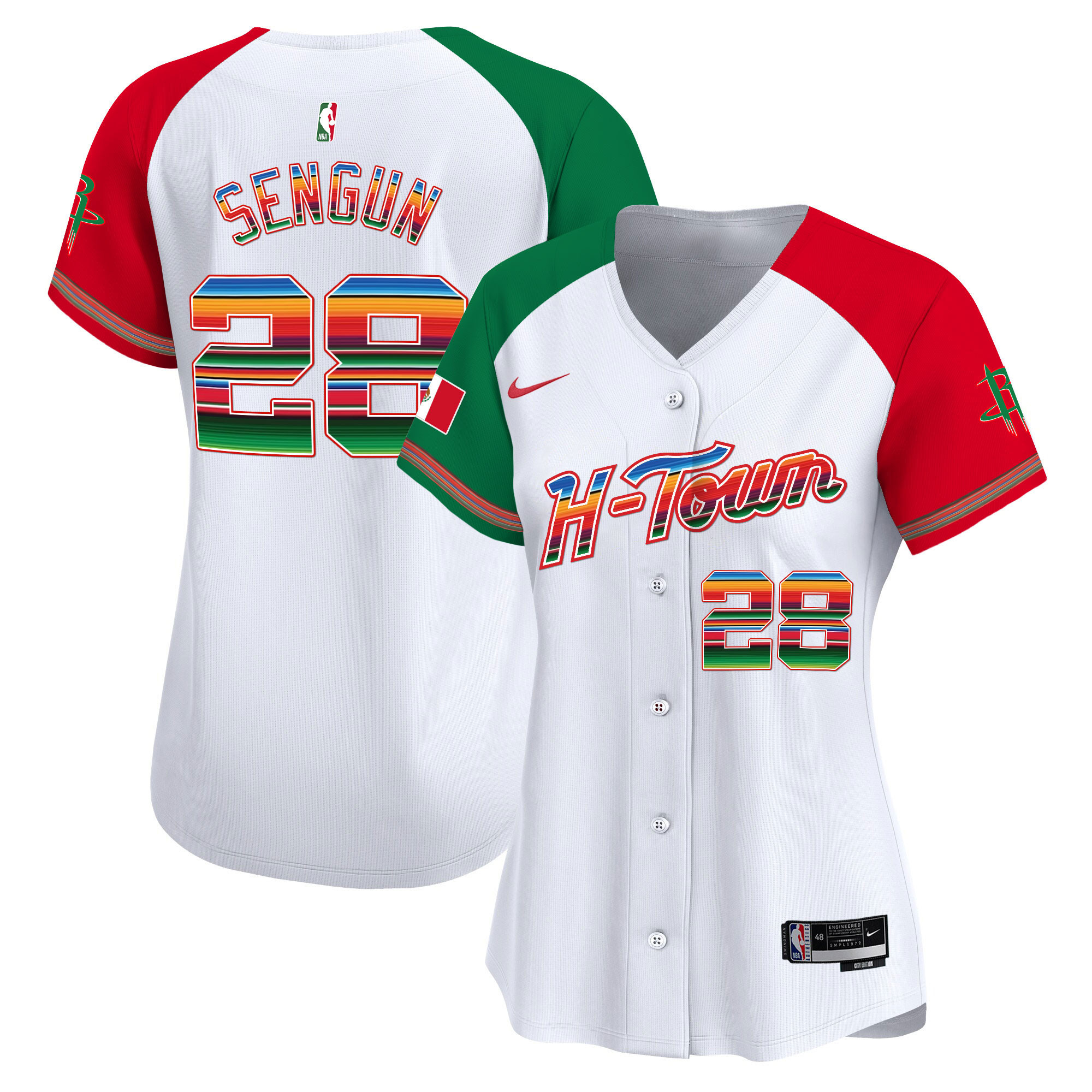 Women's Houston Rockets Mexico Vapor Baseball Jersey - All Stitched