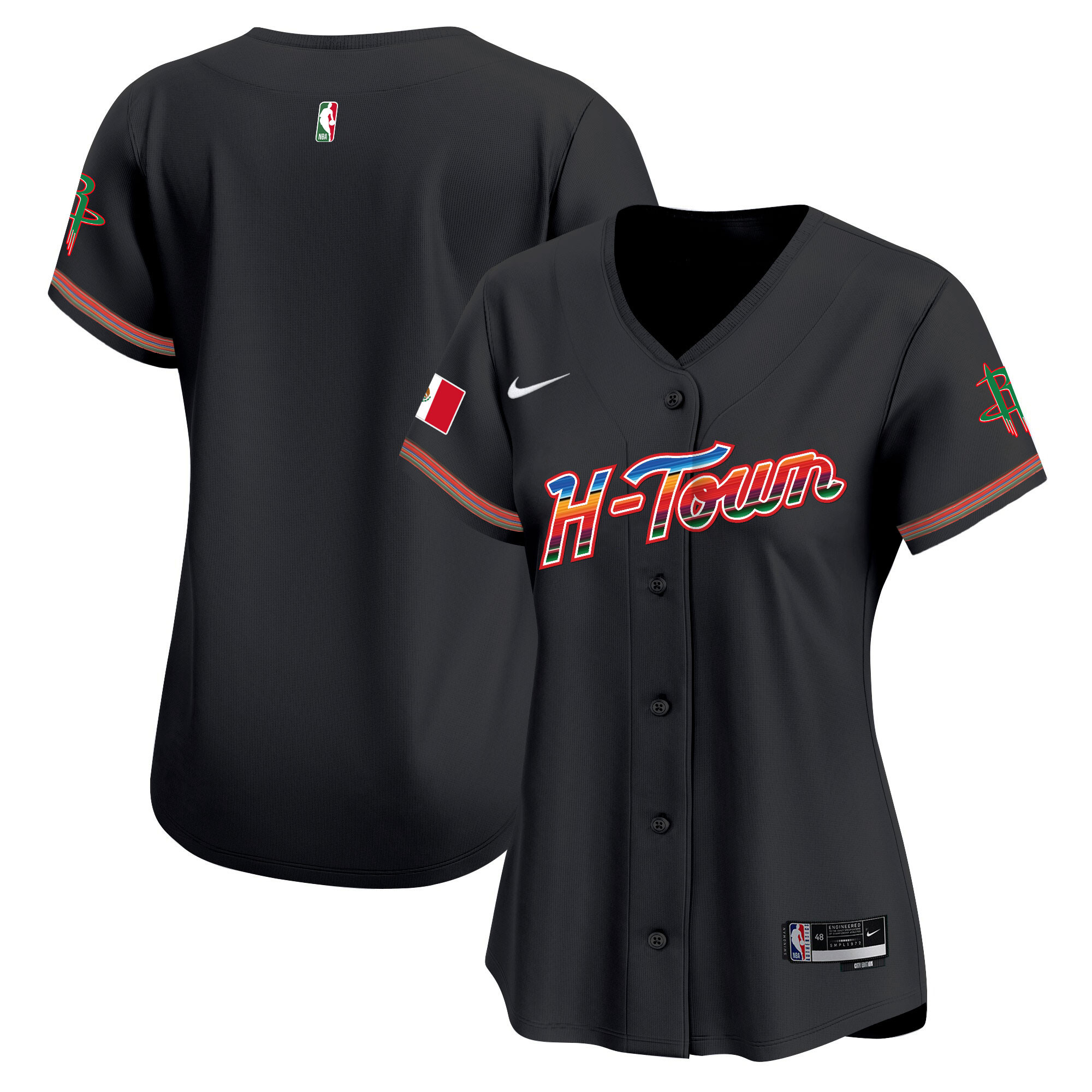 Women's Houston Rockets Mexico Vapor Baseball Jersey - All Stitched