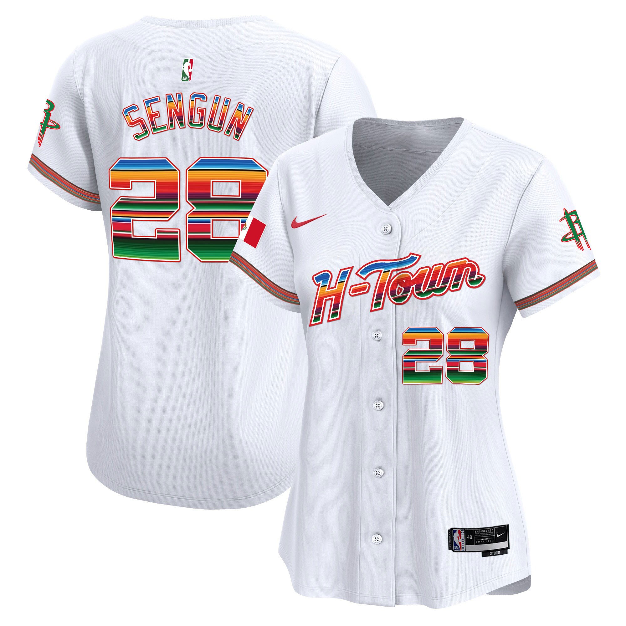 Women's Houston Rockets Mexico Vapor Baseball Jersey - All Stitched
