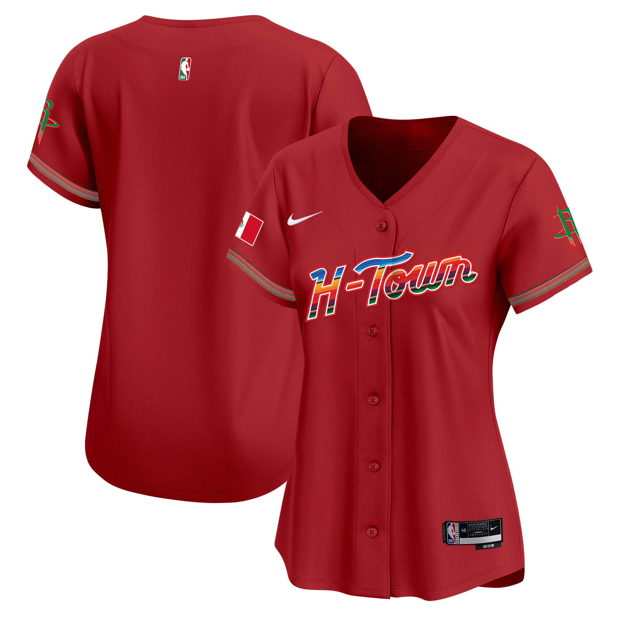 Women's Houston Rockets Mexico Vapor Baseball Jersey - All Stitched