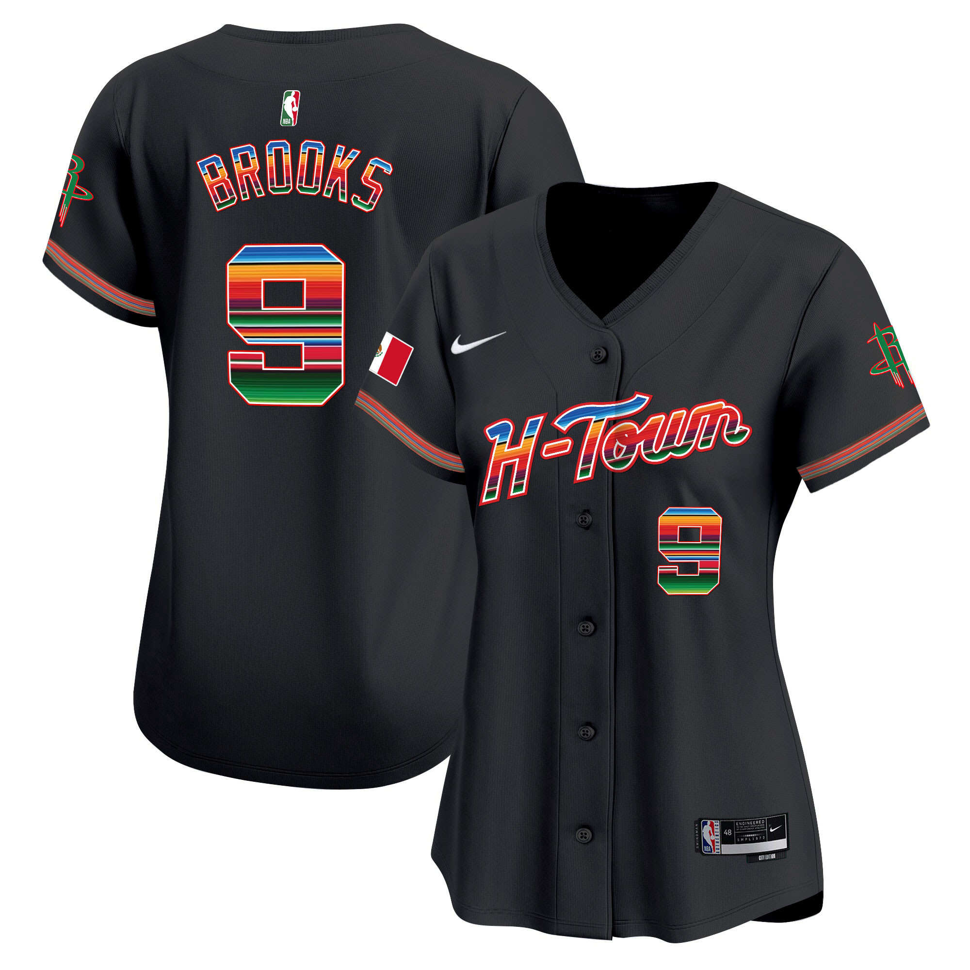 Women's Houston Rockets Mexico Vapor Baseball Jersey - All Stitched