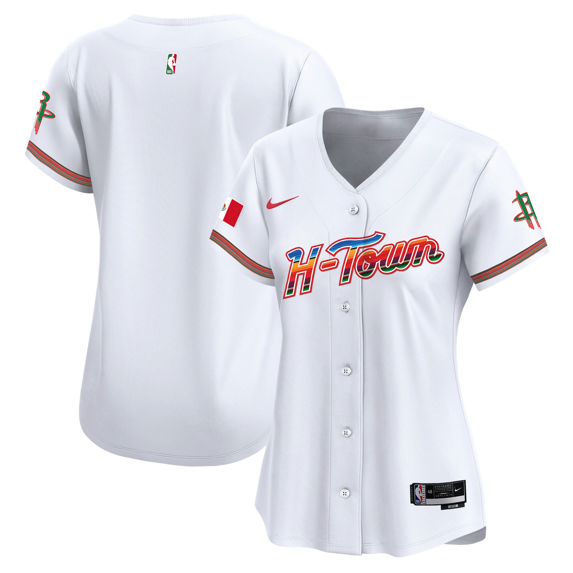 Women's Houston Rockets Mexico Vapor Baseball Jersey - All Stitched