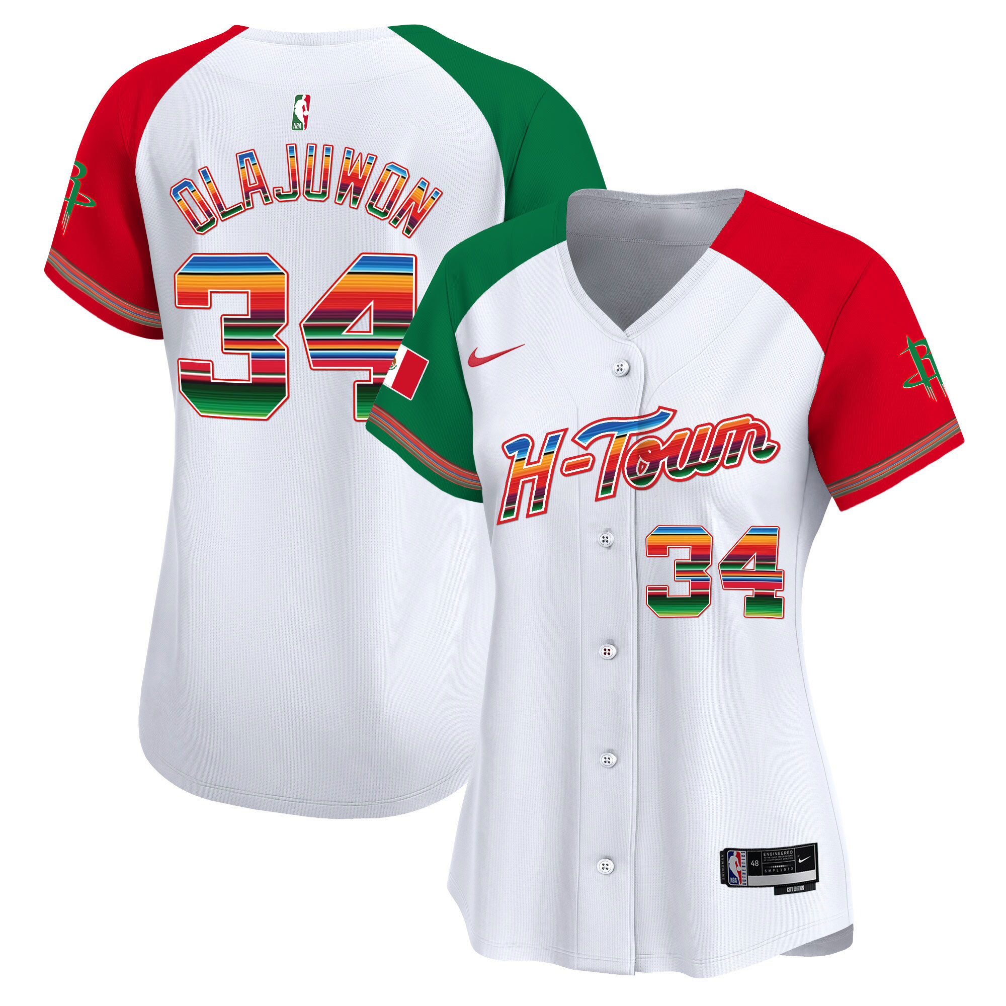 Women's Houston Rockets Mexico Vapor Baseball Jersey - All Stitched