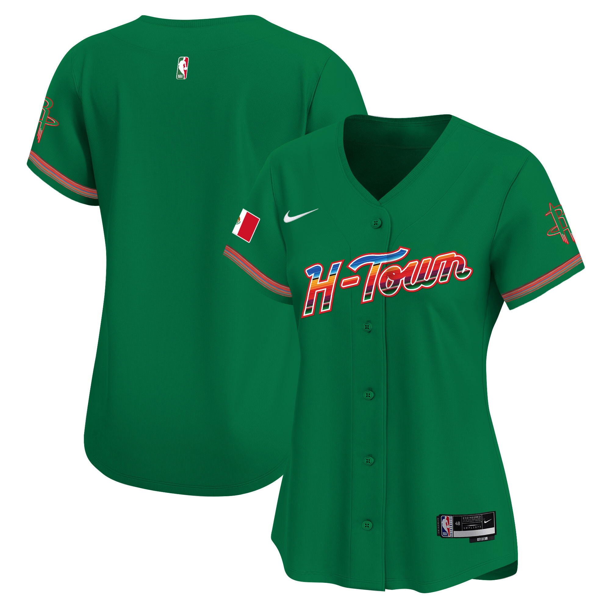 Women's Houston Rockets Mexico Vapor Baseball Jersey - All Stitched