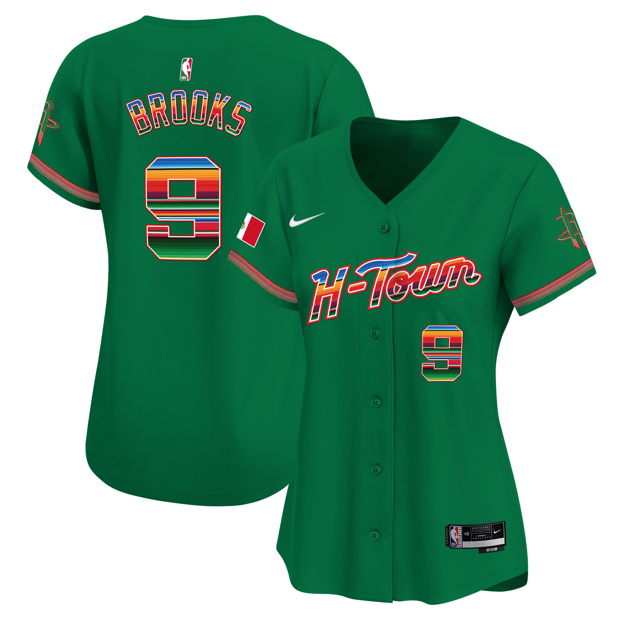Women's Houston Rockets Mexico Vapor Baseball Jersey - All Stitched