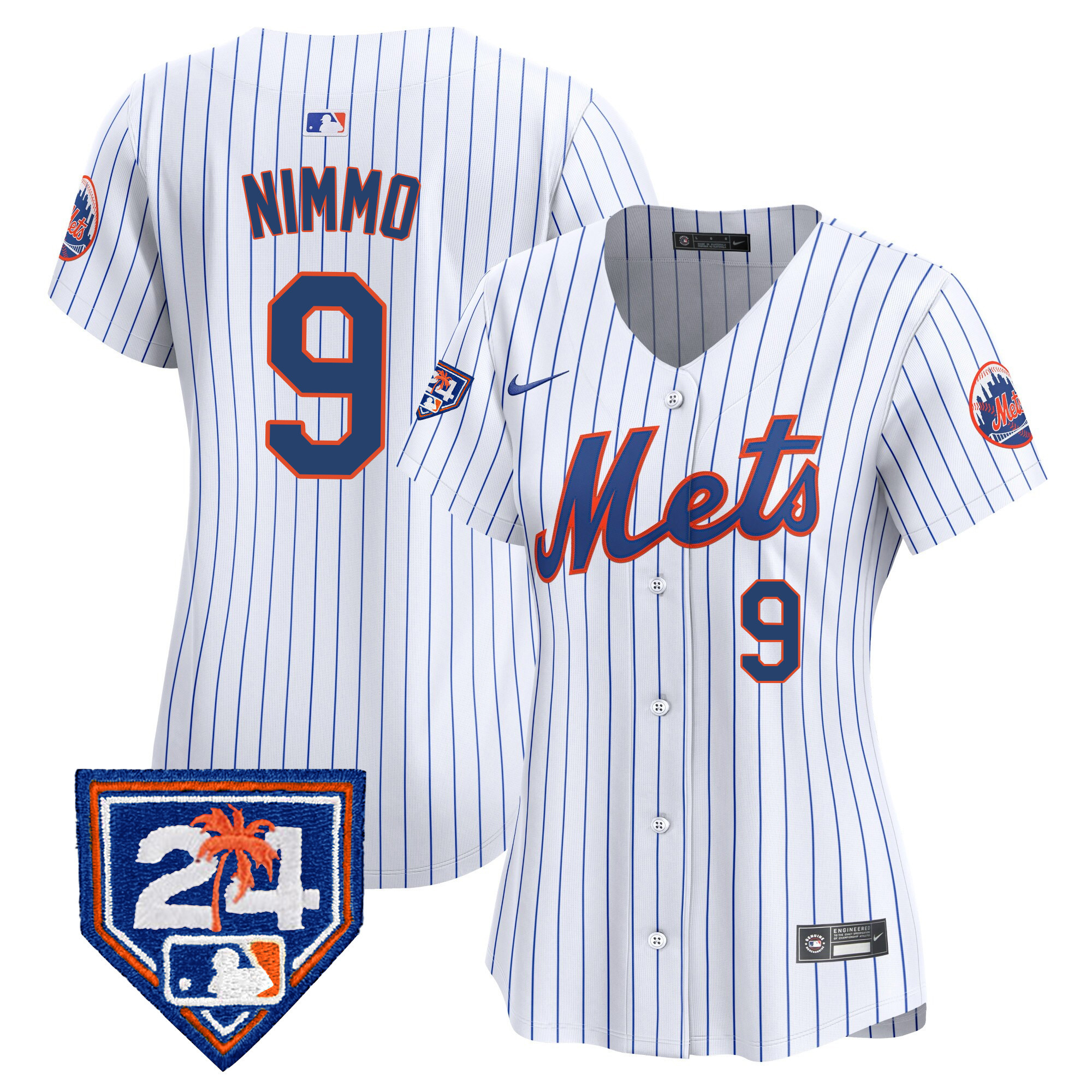 Women's New York Mets 2024 Spring Training Vapor Premier Limited Jersey V2 - All Stitched