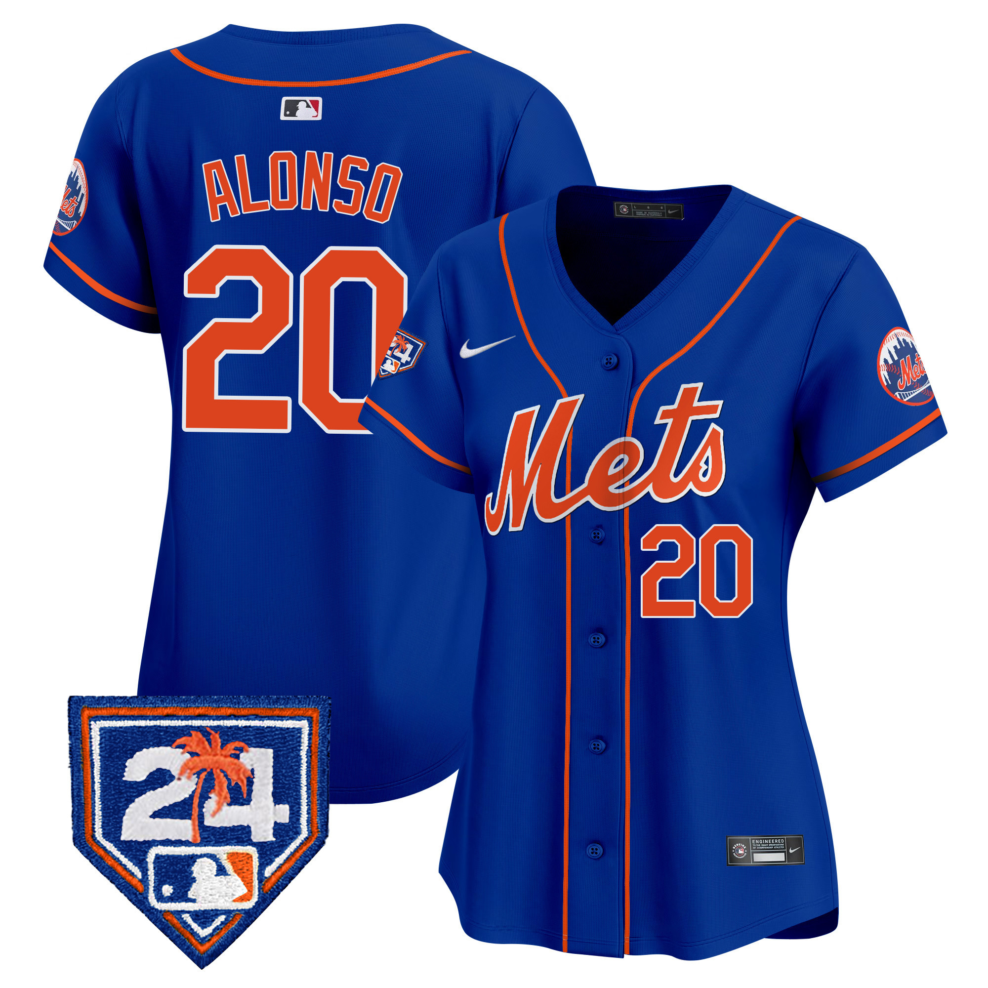 Women's New York Mets 2024 Spring Training Vapor Premier Limited Jersey V2 - All Stitched