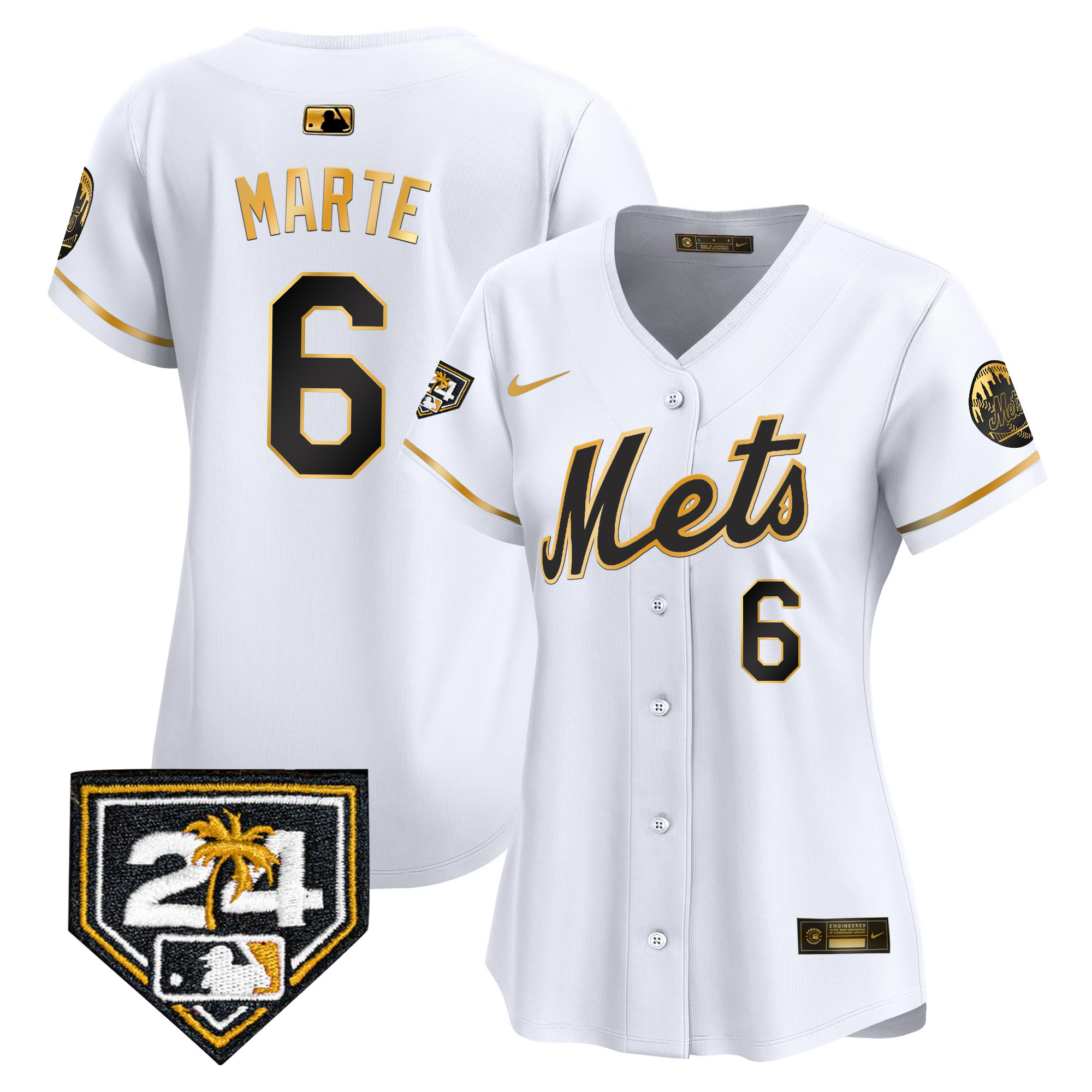 Women's New York Mets 2024 Spring Training Vapor Premier Limited Jersey V2 - All Stitched