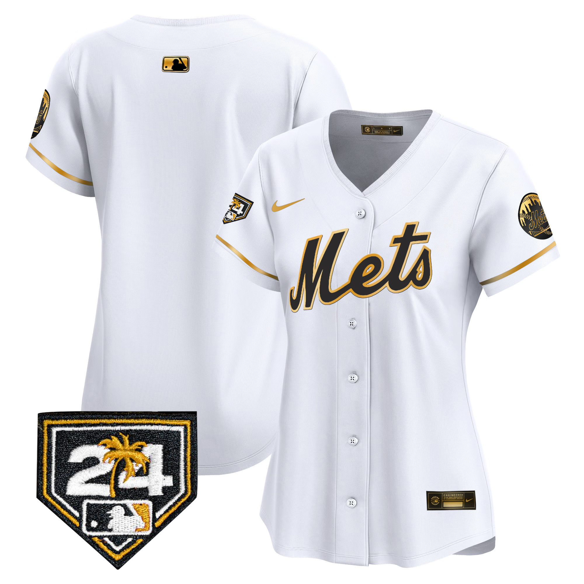 Women's New York Mets 2024 Spring Training Vapor Premier Limited Jersey V2 - All Stitched